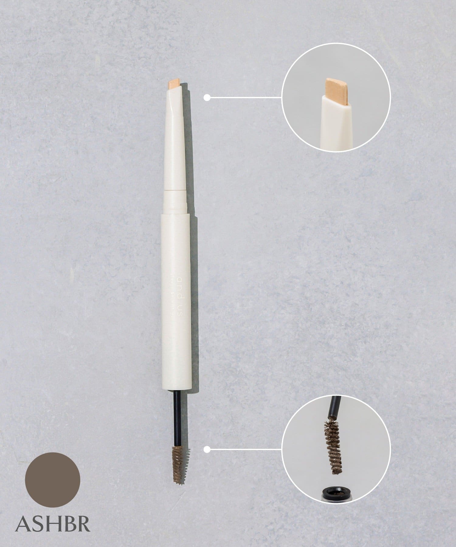 3COINS(スリーコインズ) 《3/13（金）より順次発売》2WAYエッジブロウマスカラ／and us