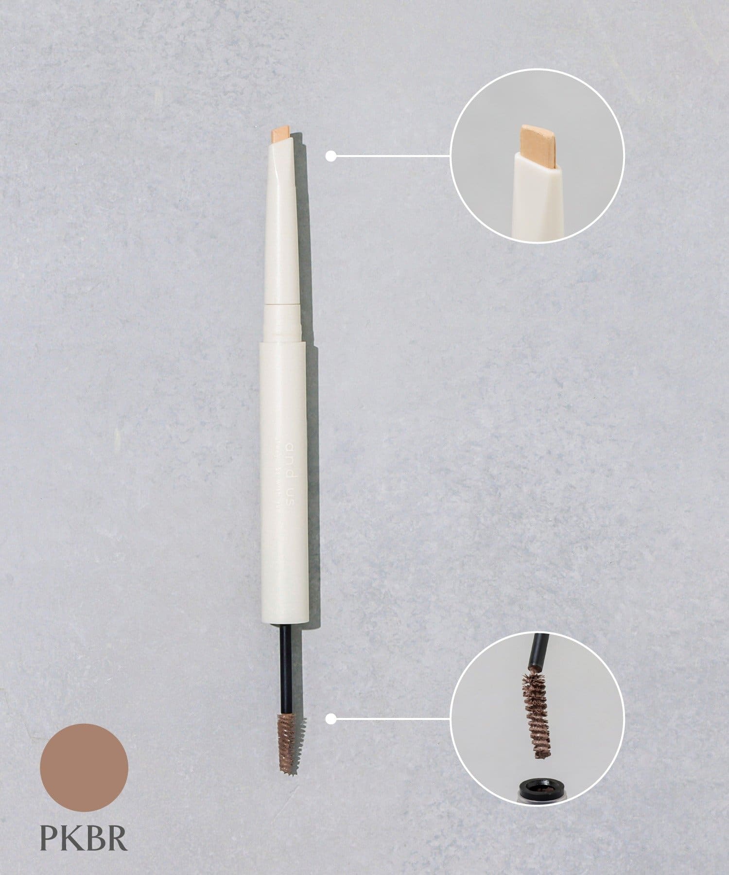 3COINS(スリーコインズ) 《3/13（金）より順次発売》2WAYエッジブロウマスカラ／and us