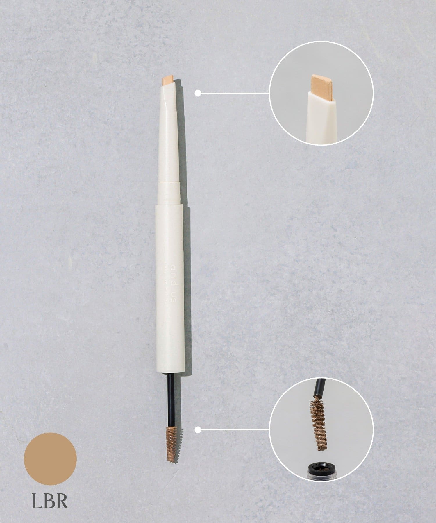 3COINS(スリーコインズ) 《3/13（金）より順次発売》2WAYエッジブロウマスカラ／and us