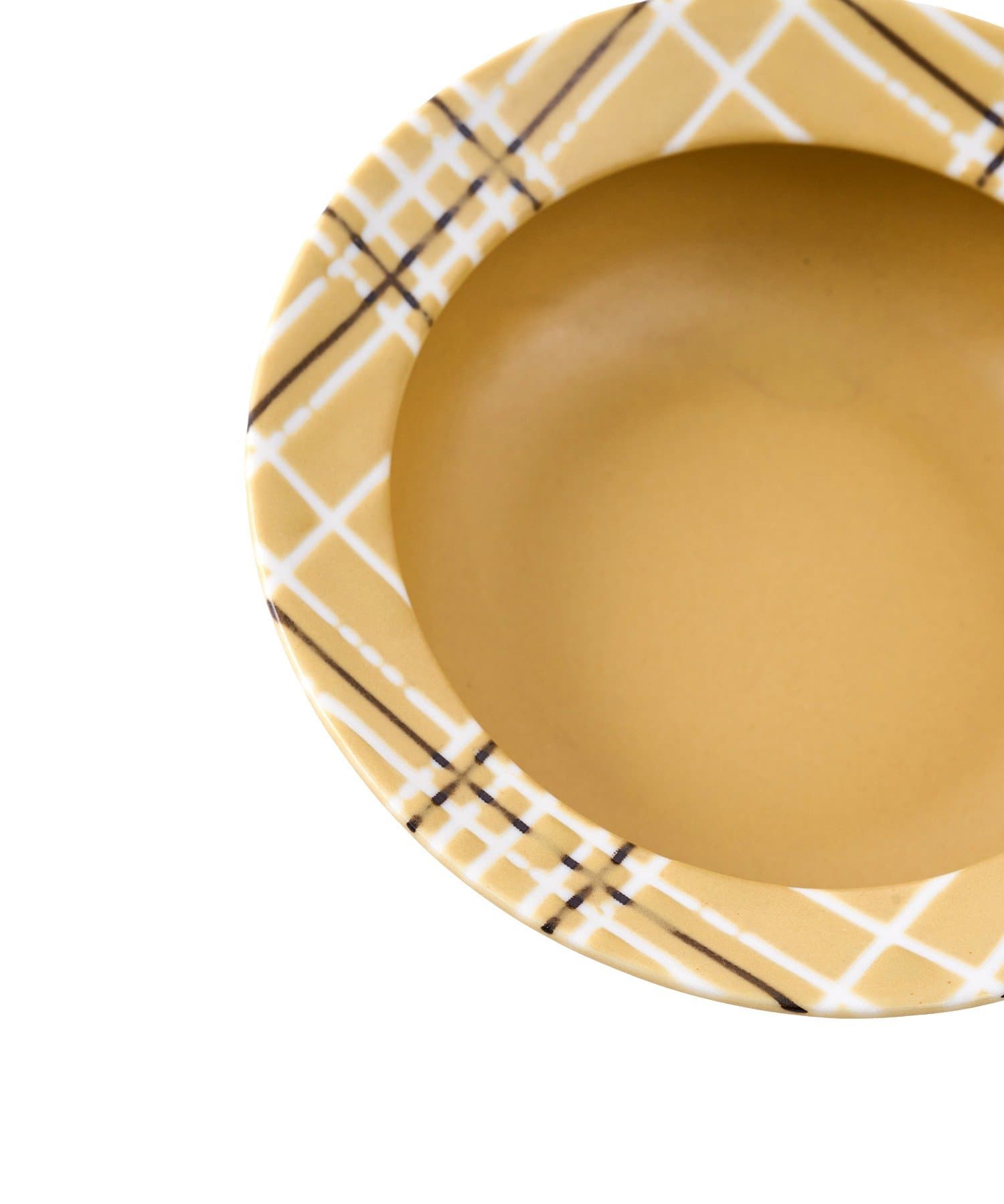 salut!(サリュ) チェックディーププレート：12cm／新生活食器