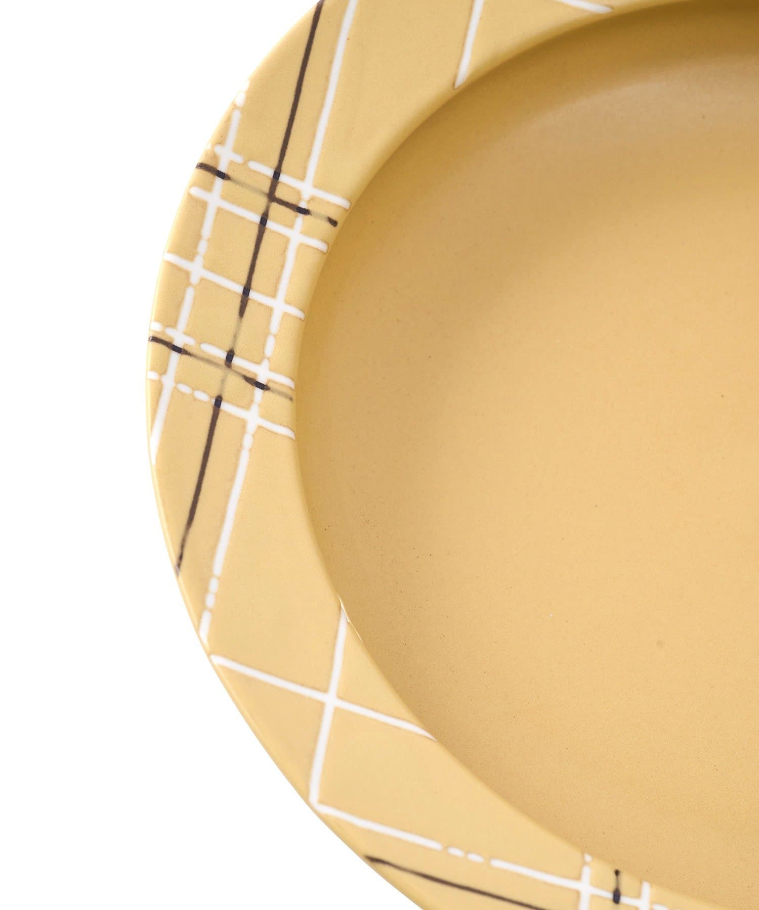 salut!(サリュ) チェックディーププレート：22cm／新生活食器