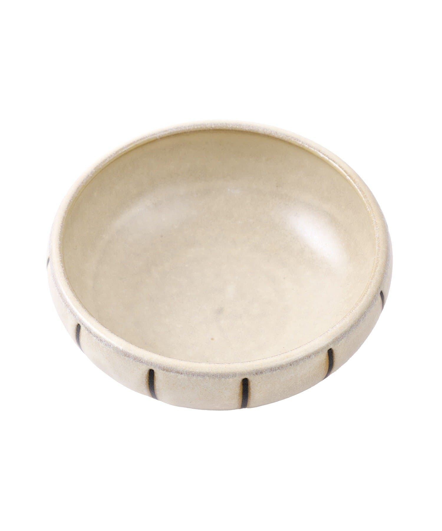 salut!(サリュ) すくいやすい縦縞ボウル：13cm／新生活食器