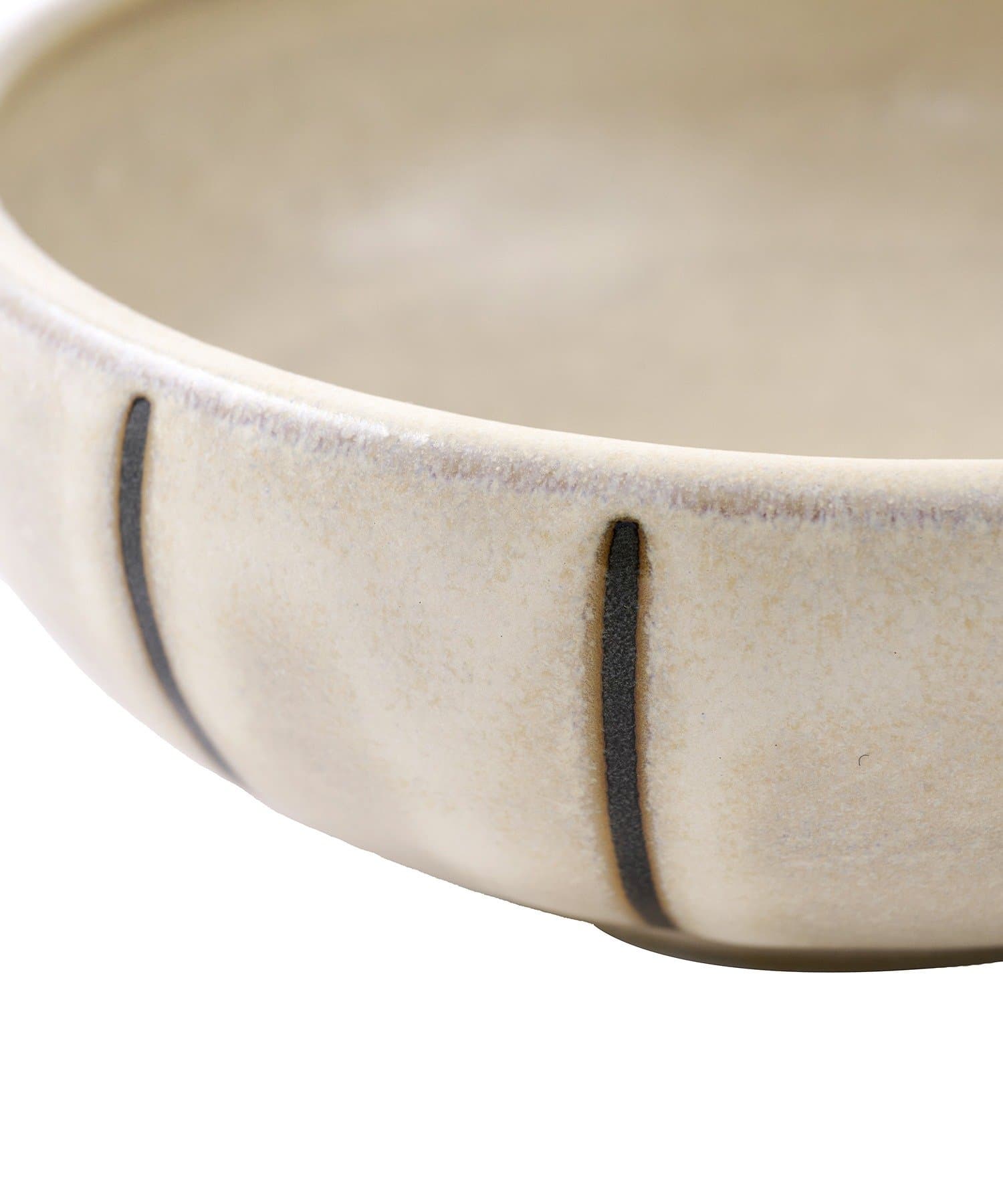 salut!(サリュ) すくいやすい縦縞ボウル：13cm／新生活食器