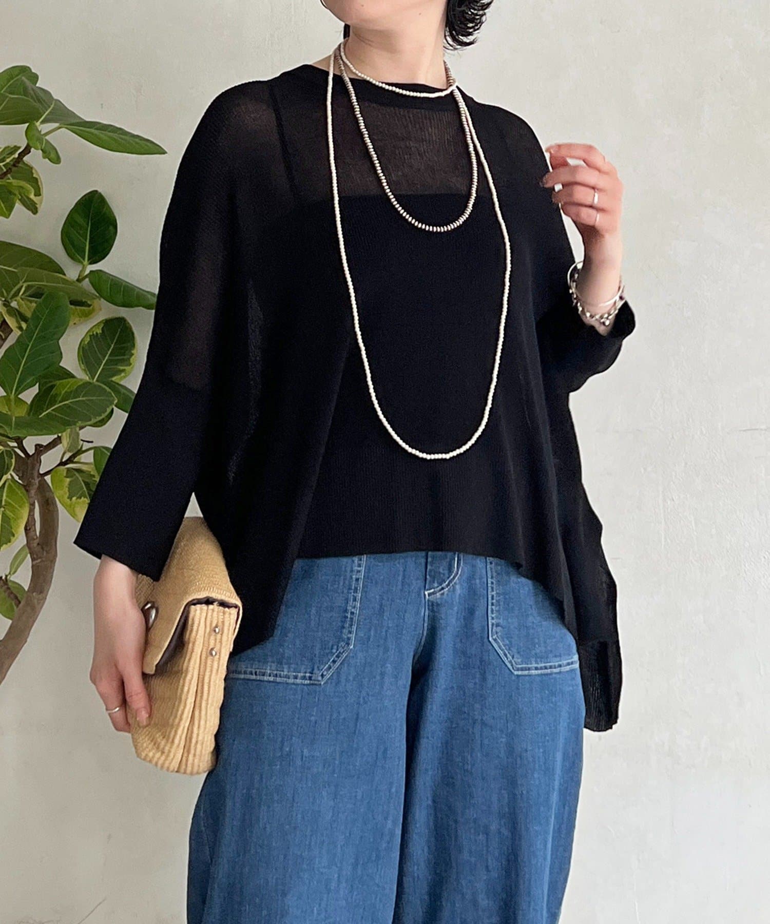 un dix cors(アンディコール) UVカットワイドプルオーバー