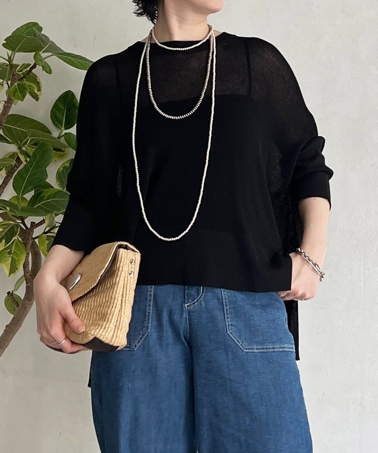 un dix cors(アンディコール) UVカットワイドプルオーバー