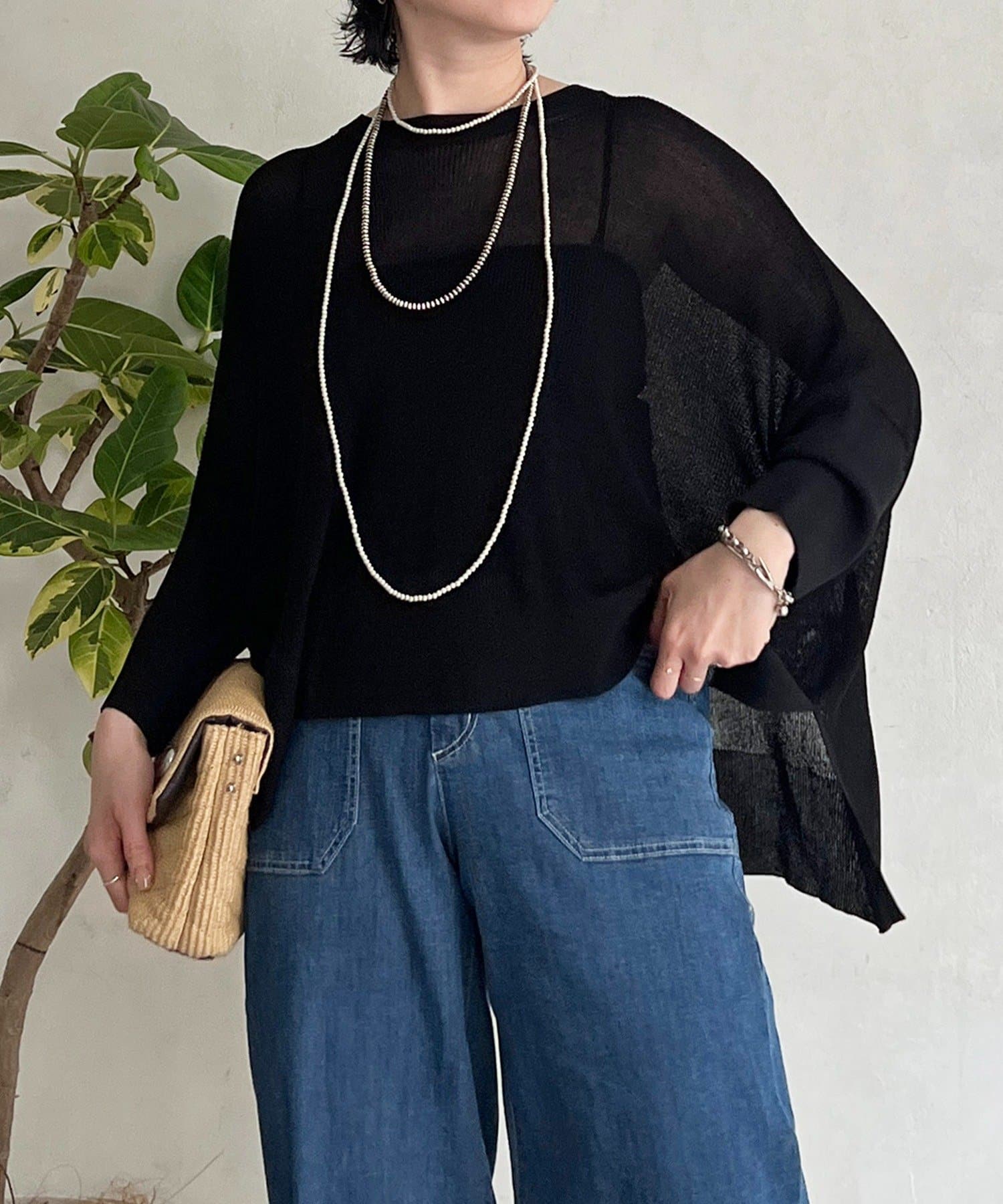 un dix cors(アンディコール) UVカットワイドプルオーバー