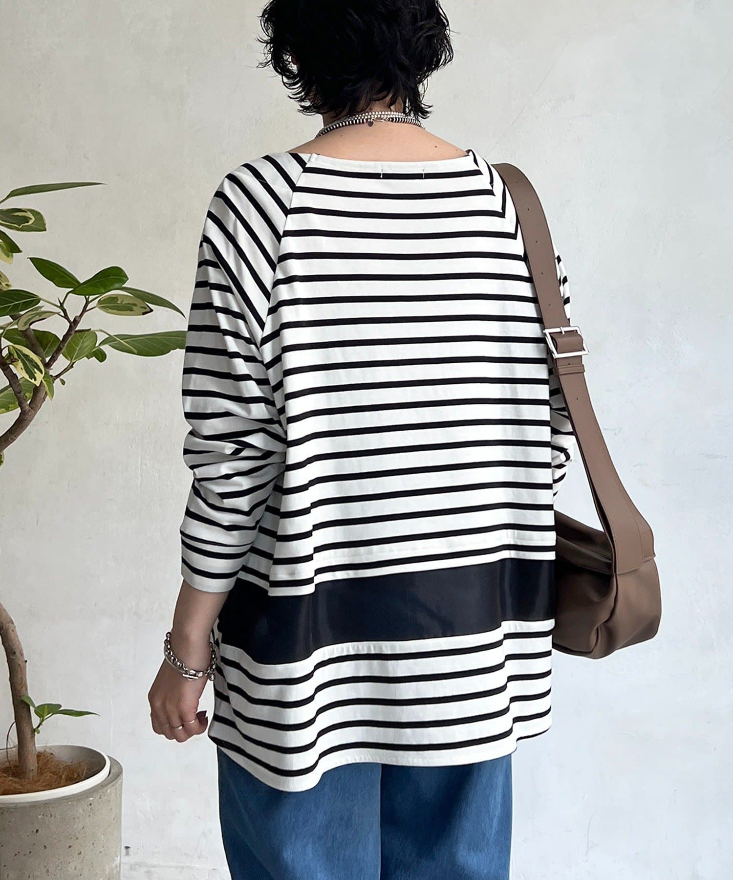 un dix cors(アンディコール) シアーラインシルケットプルオーバー