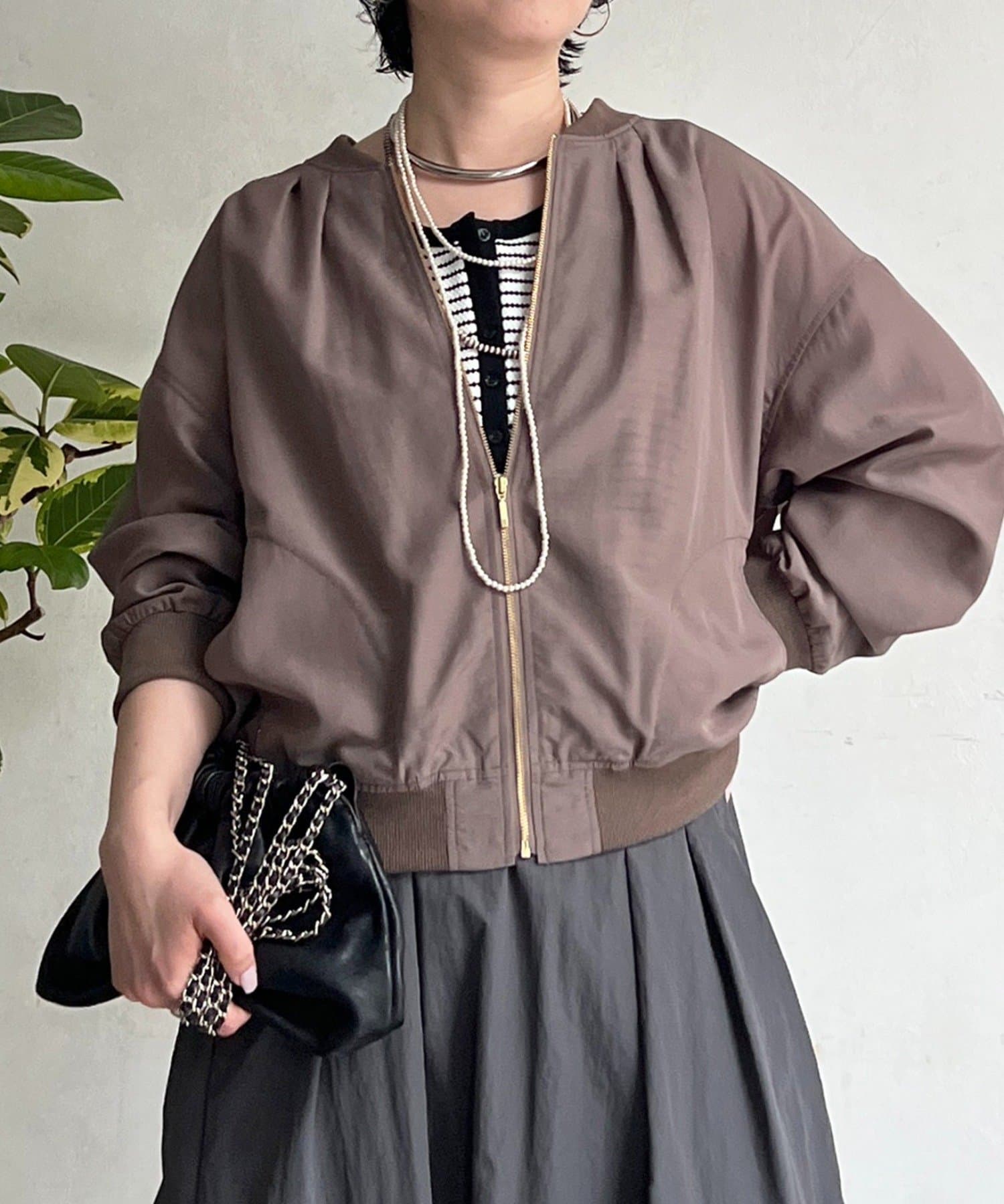 un dix cors(アンディコール) シアーMA1ブルゾン