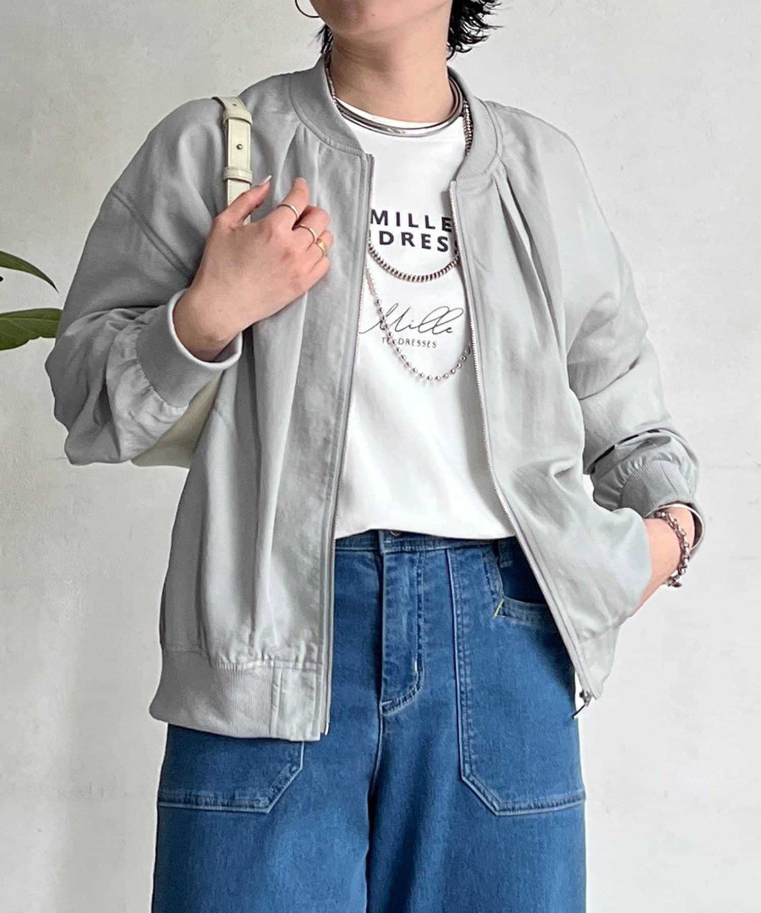 un dix cors(アンディコール) シアーMA1ブルゾン