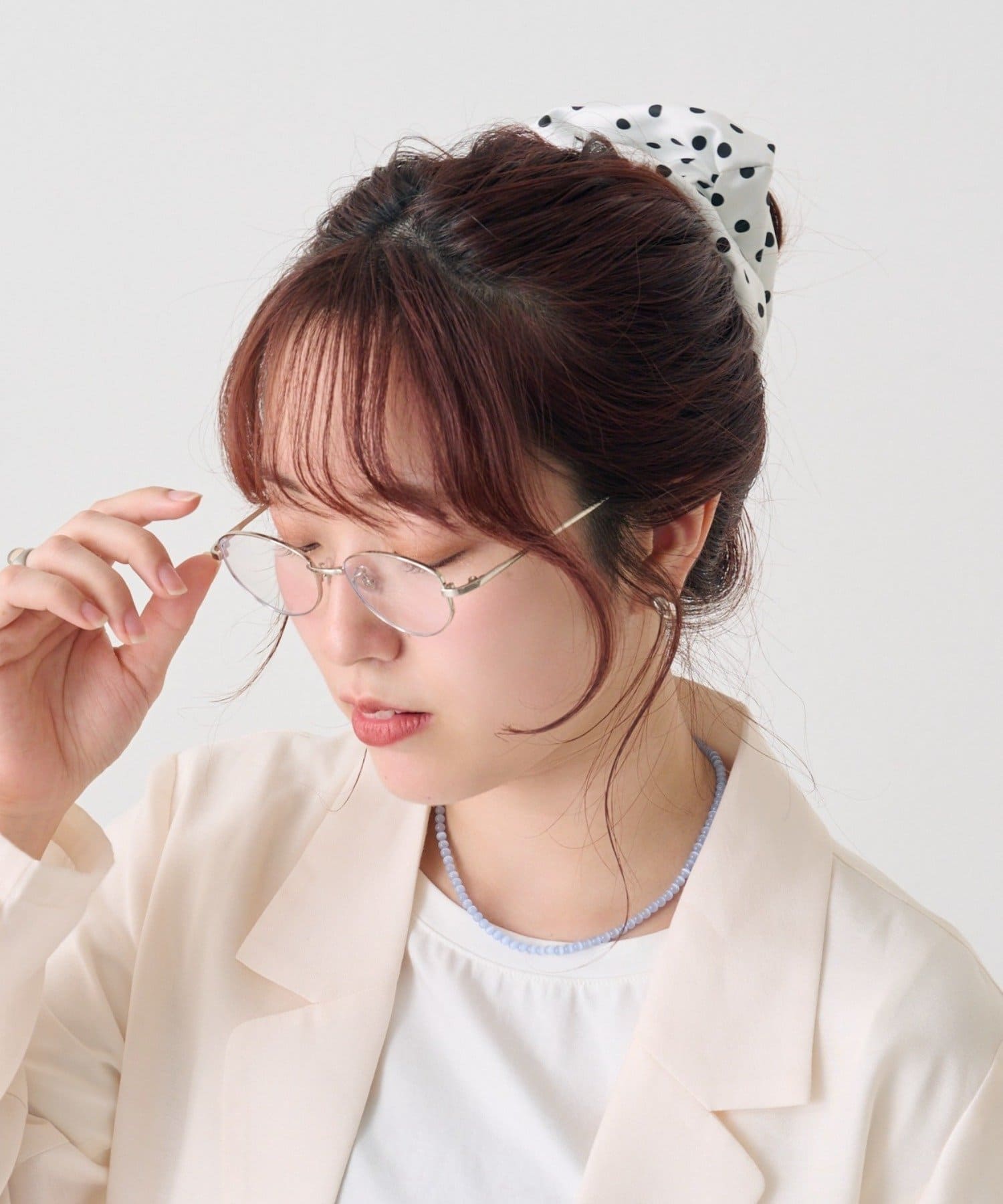 mystic(ミスティック) マーブルテンプルメガネ