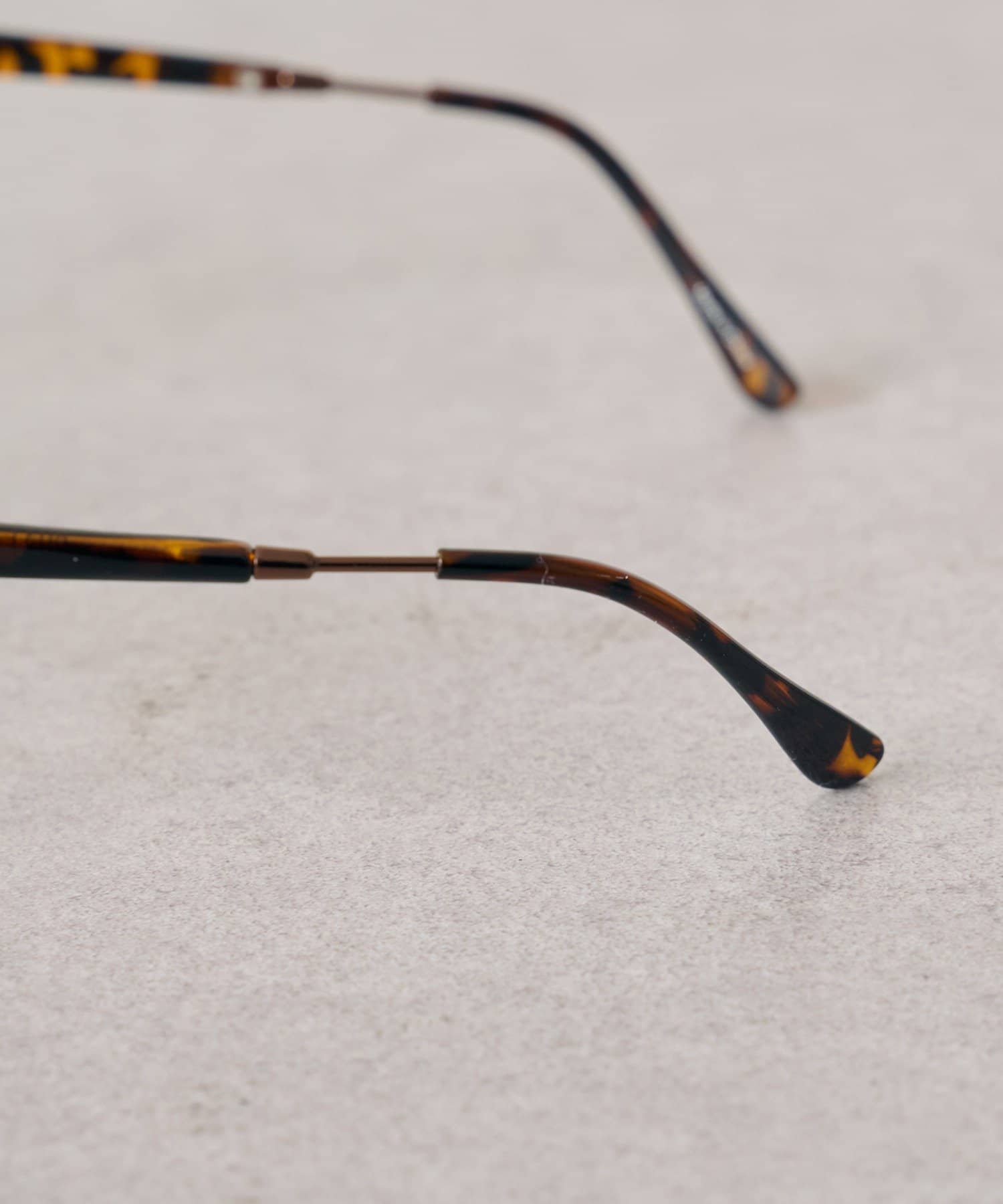 mystic(ミスティック) マーブルハーフリムメガネ