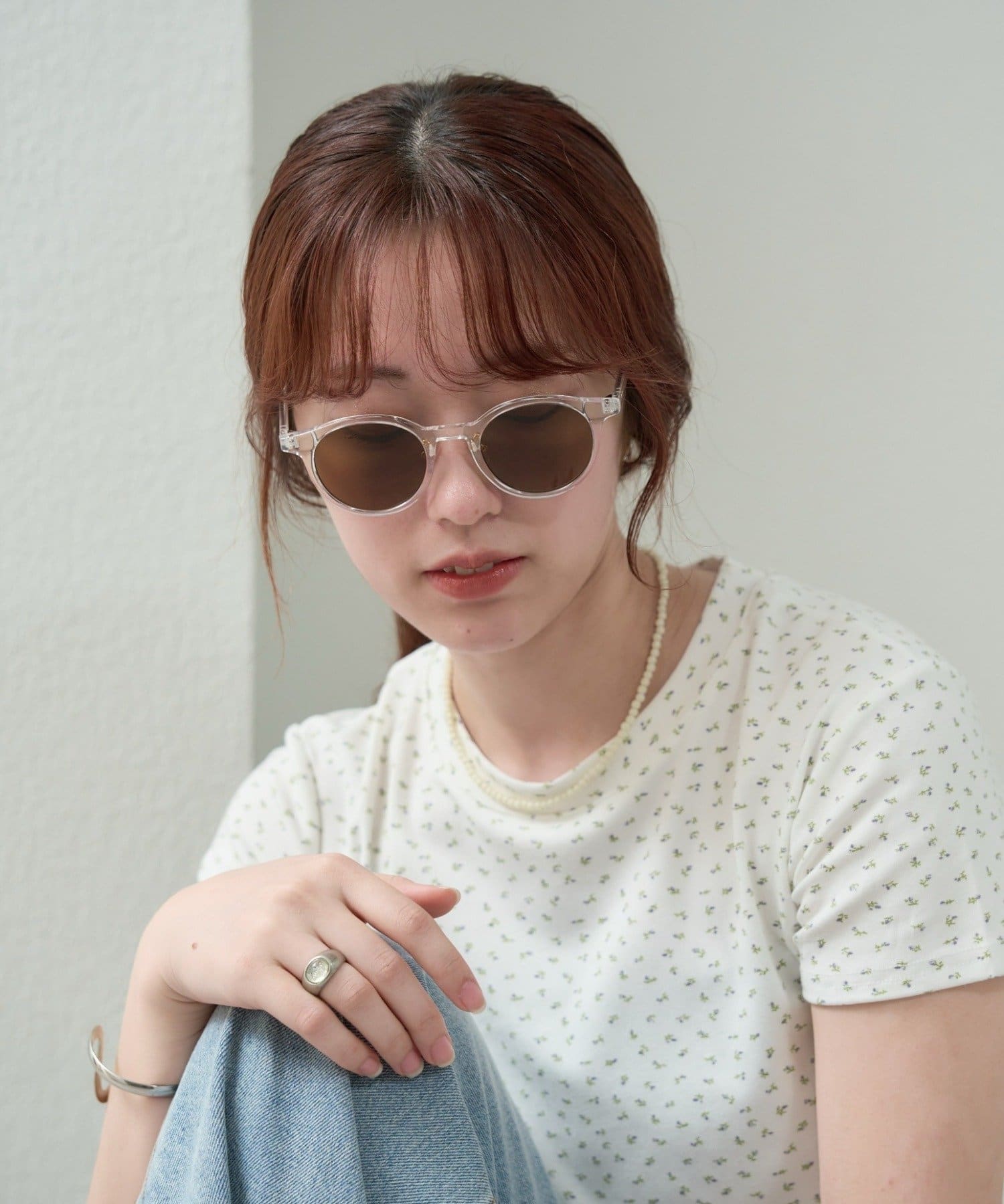 mystic(ミスティック) カラーレンズクリアメガネ