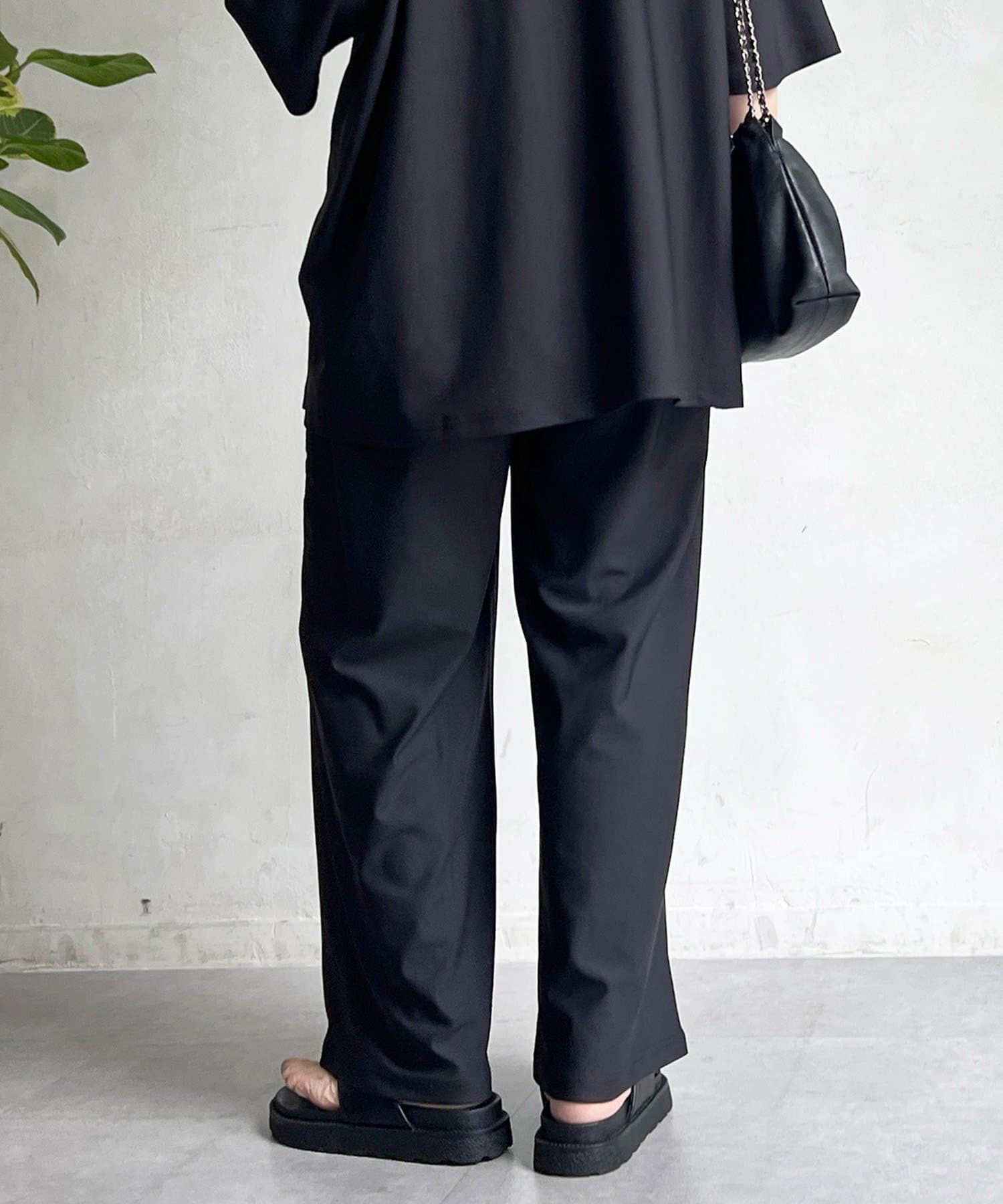 un dix cors(アンディコール) スキッパーシャツ×パンツセットアップ