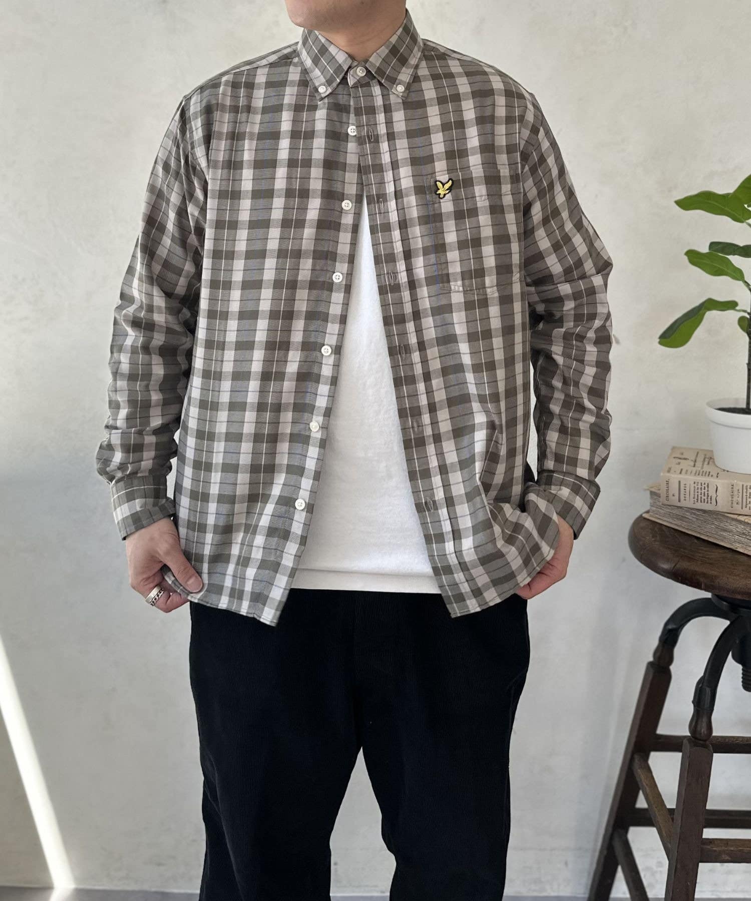 LOCUST(ローカスト) 【LYLE&SCOTT】チャックシャツ