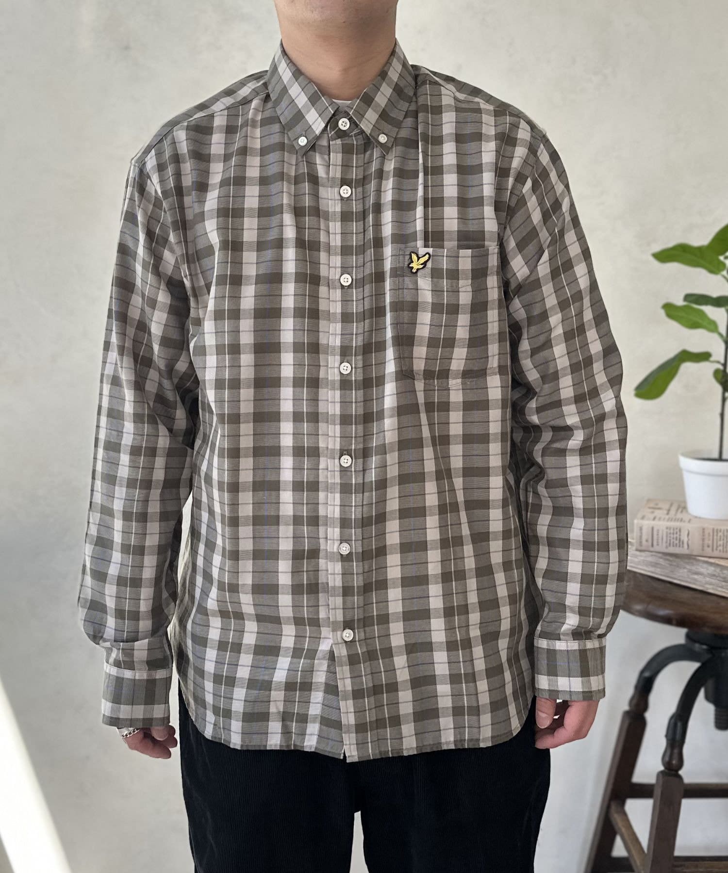 LOCUST(ローカスト) 【LYLE&SCOTT】チャックシャツ
