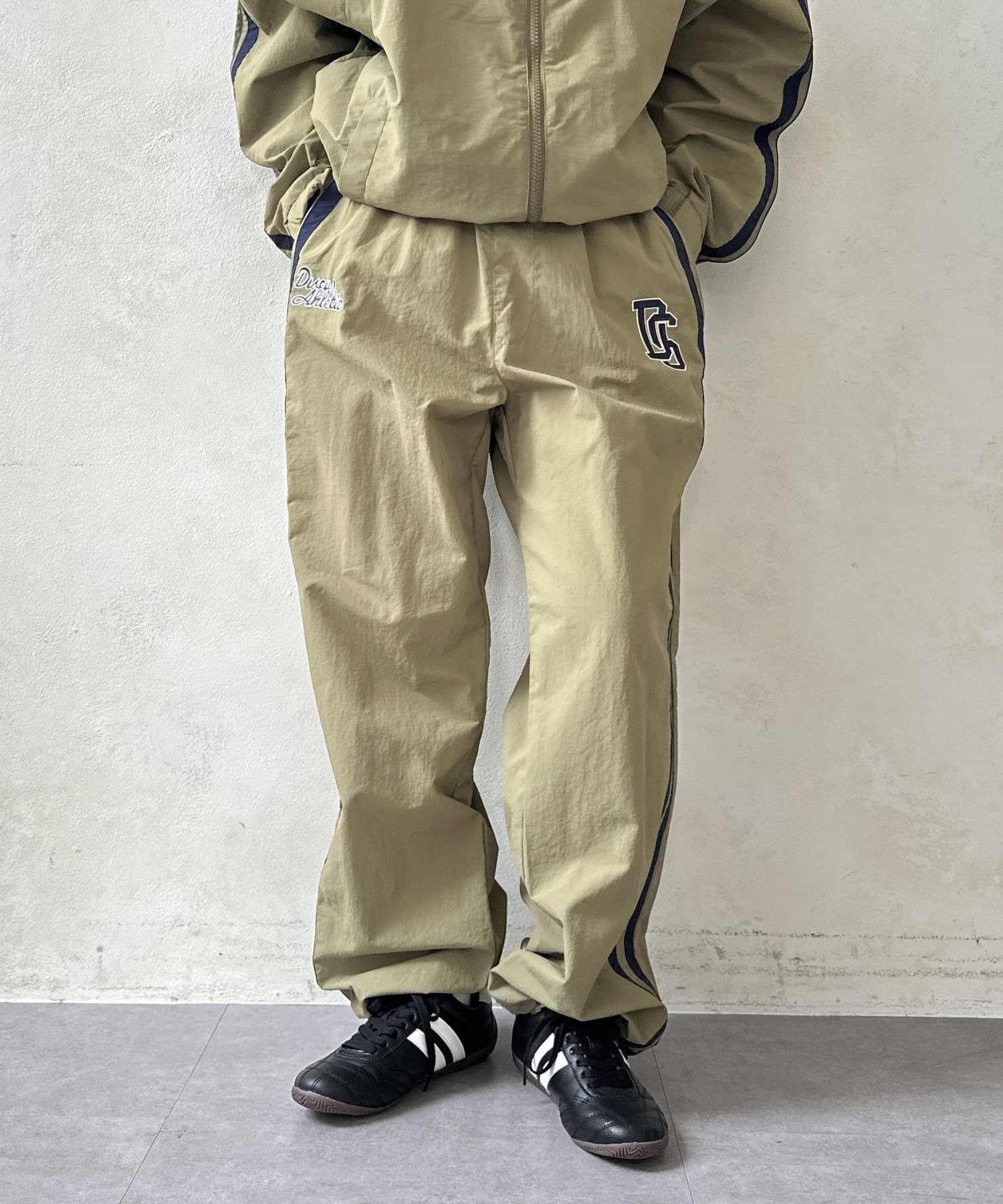 LOCUST(ローカスト) 【ユニセックス】【DISCUS】サイドラインワイドパンツ