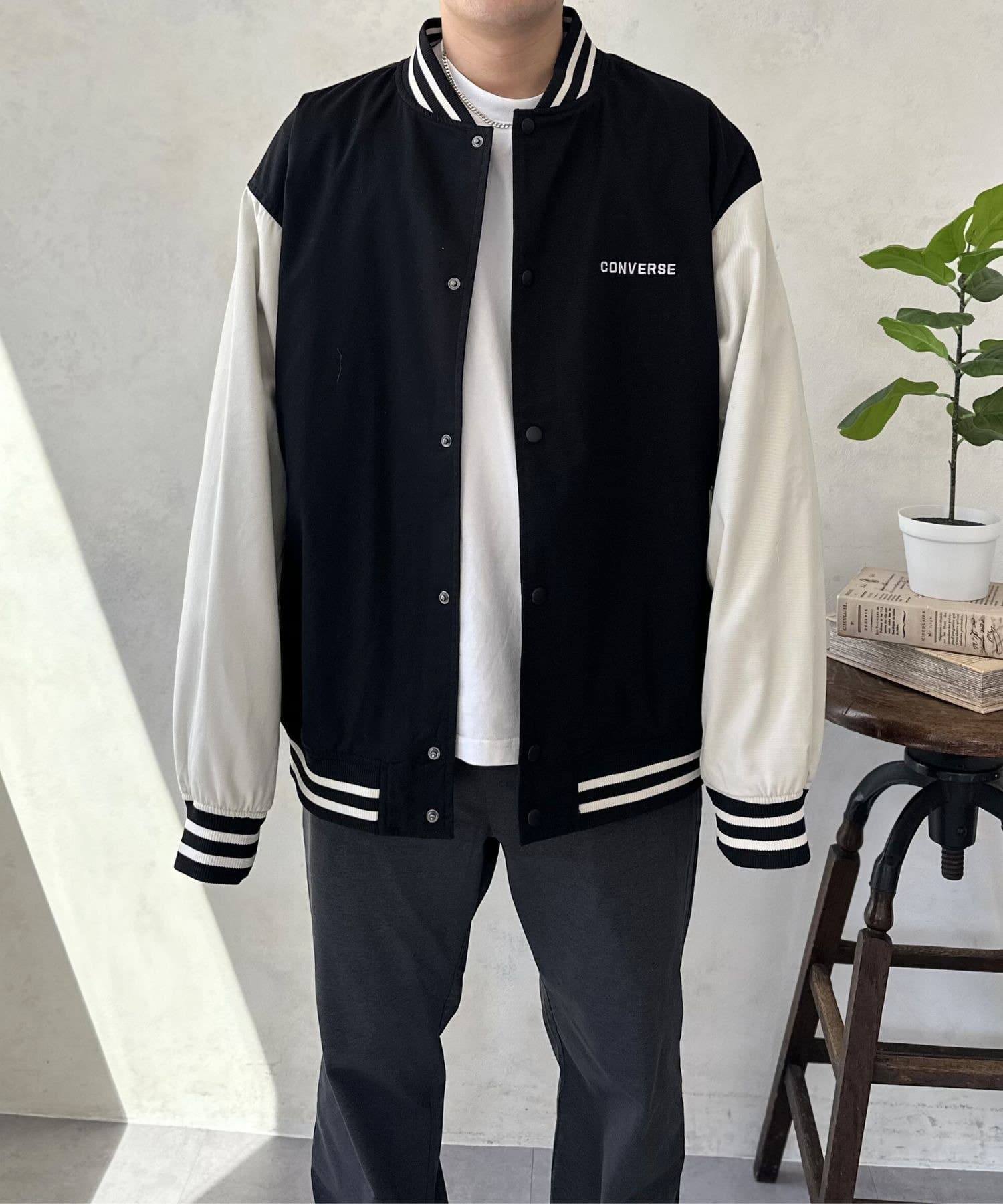 LOCUST(ローカスト) 【CONVERSE】袖配色ジャケット