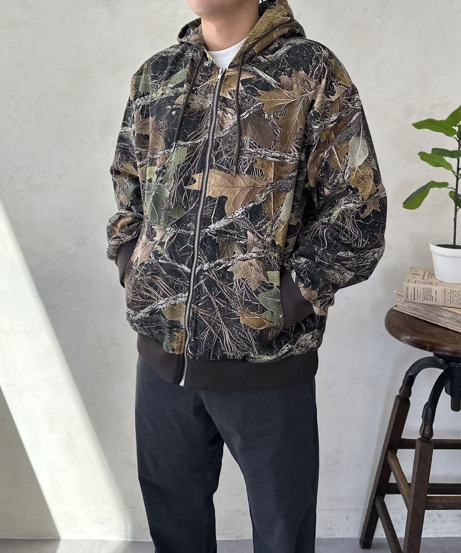 LOCUST(ローカスト) 【ユニセックス】デニムフルジップパーカー