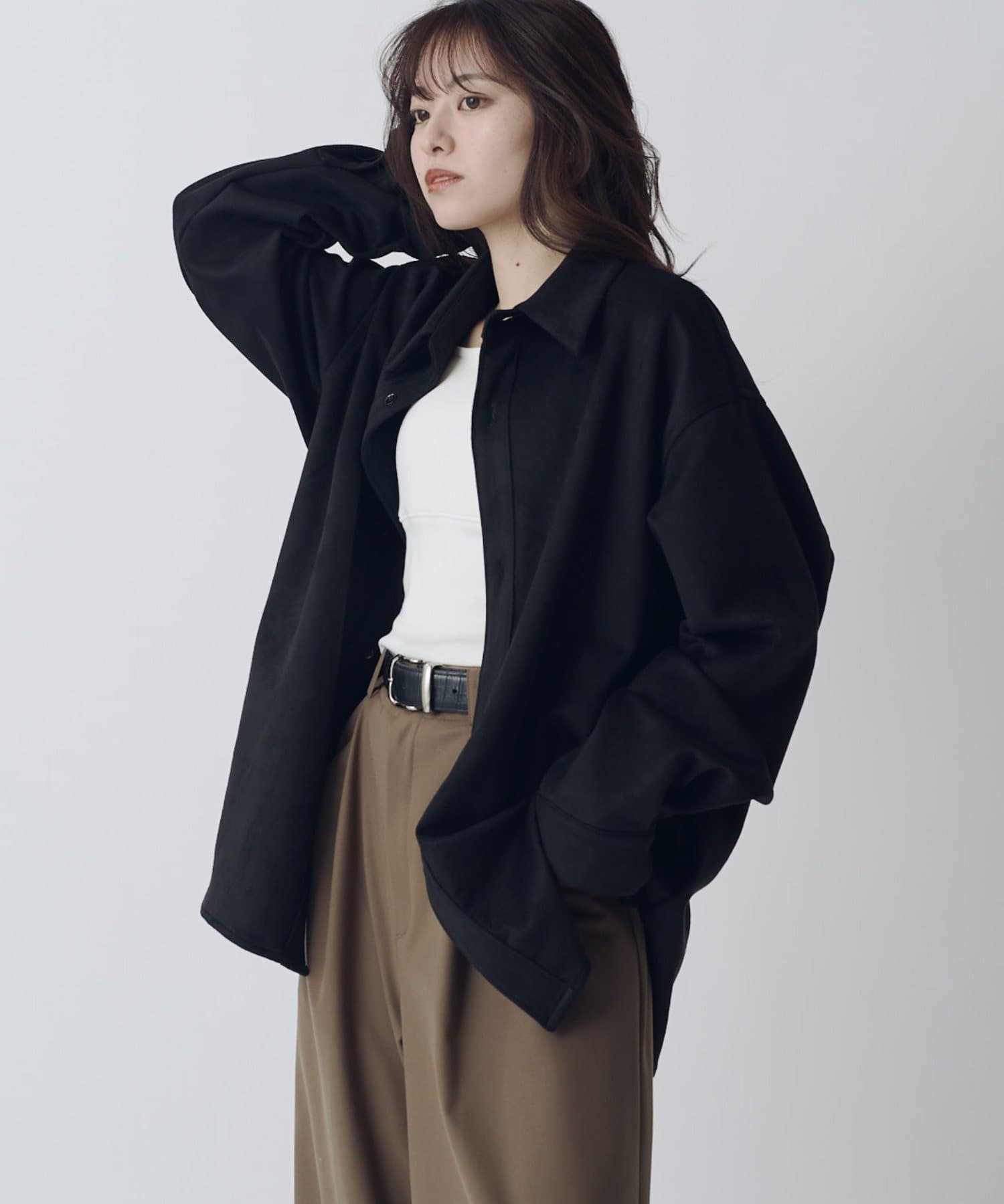 Lui's(ルイス) ウォッシャブルスエードシャツ