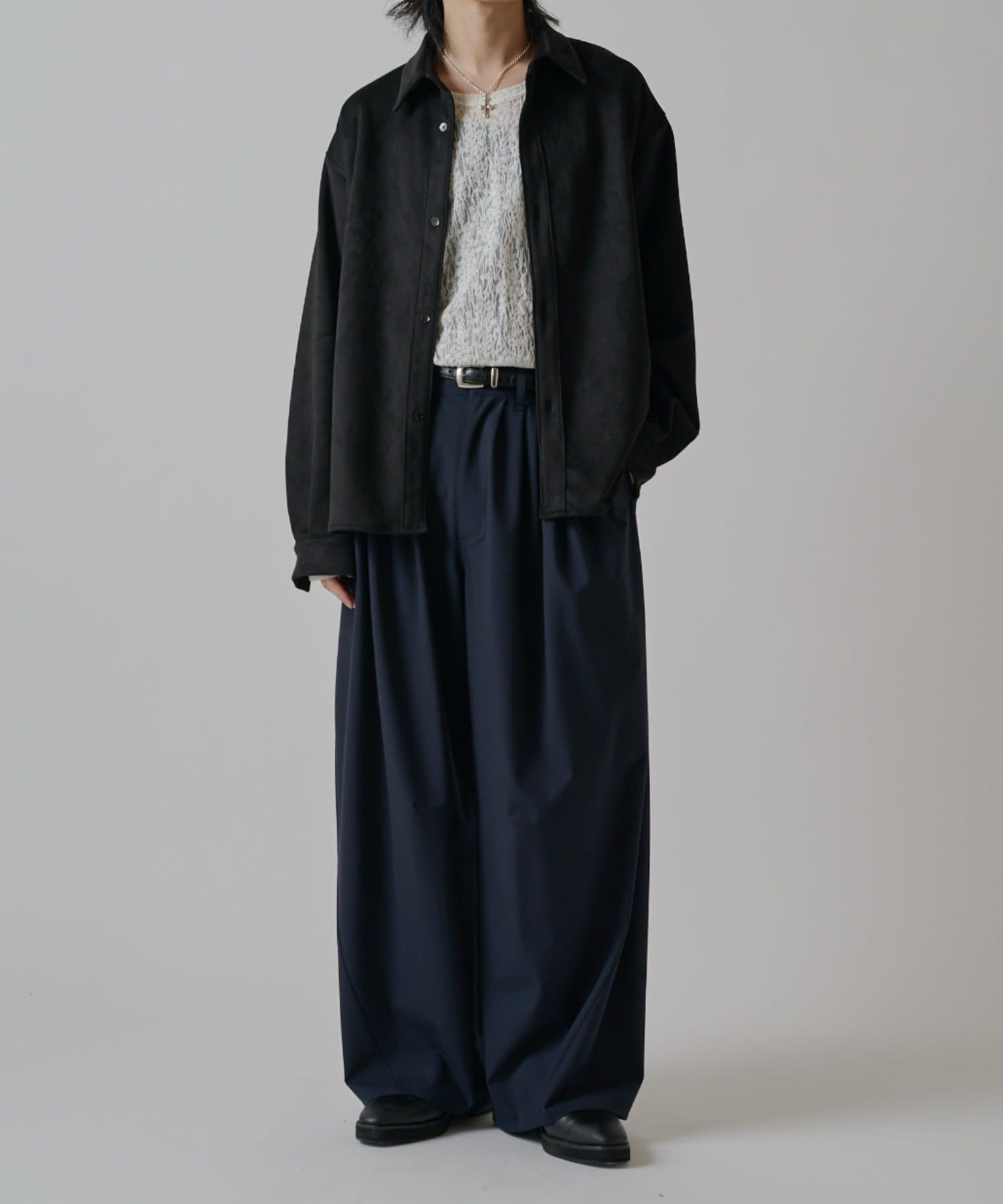 Lui's(ルイス) ウォッシャブルスエードシャツ