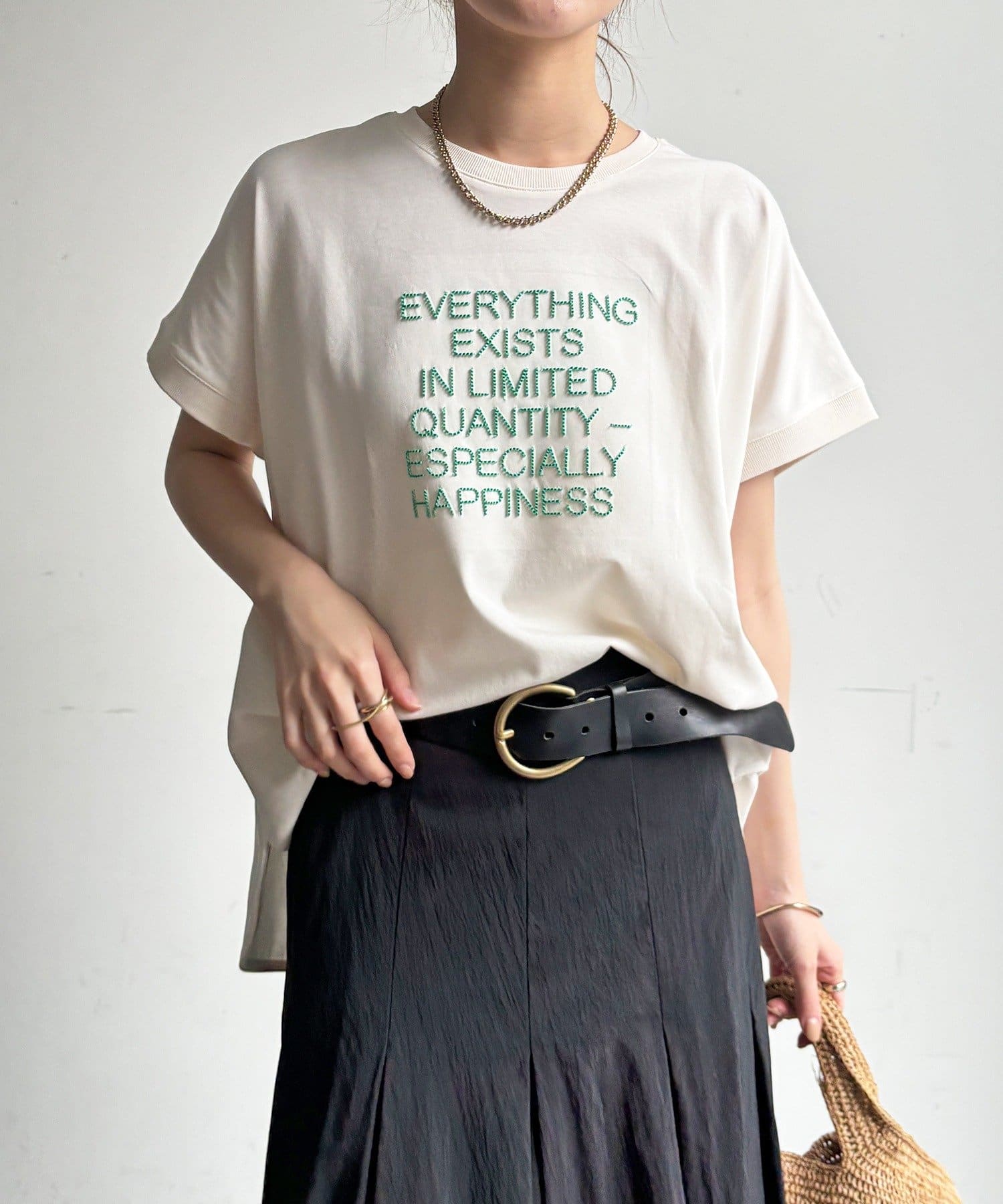 DOUDOU(ドゥドゥ) 【WEB限定】ロゴ刺繍プルオーバー