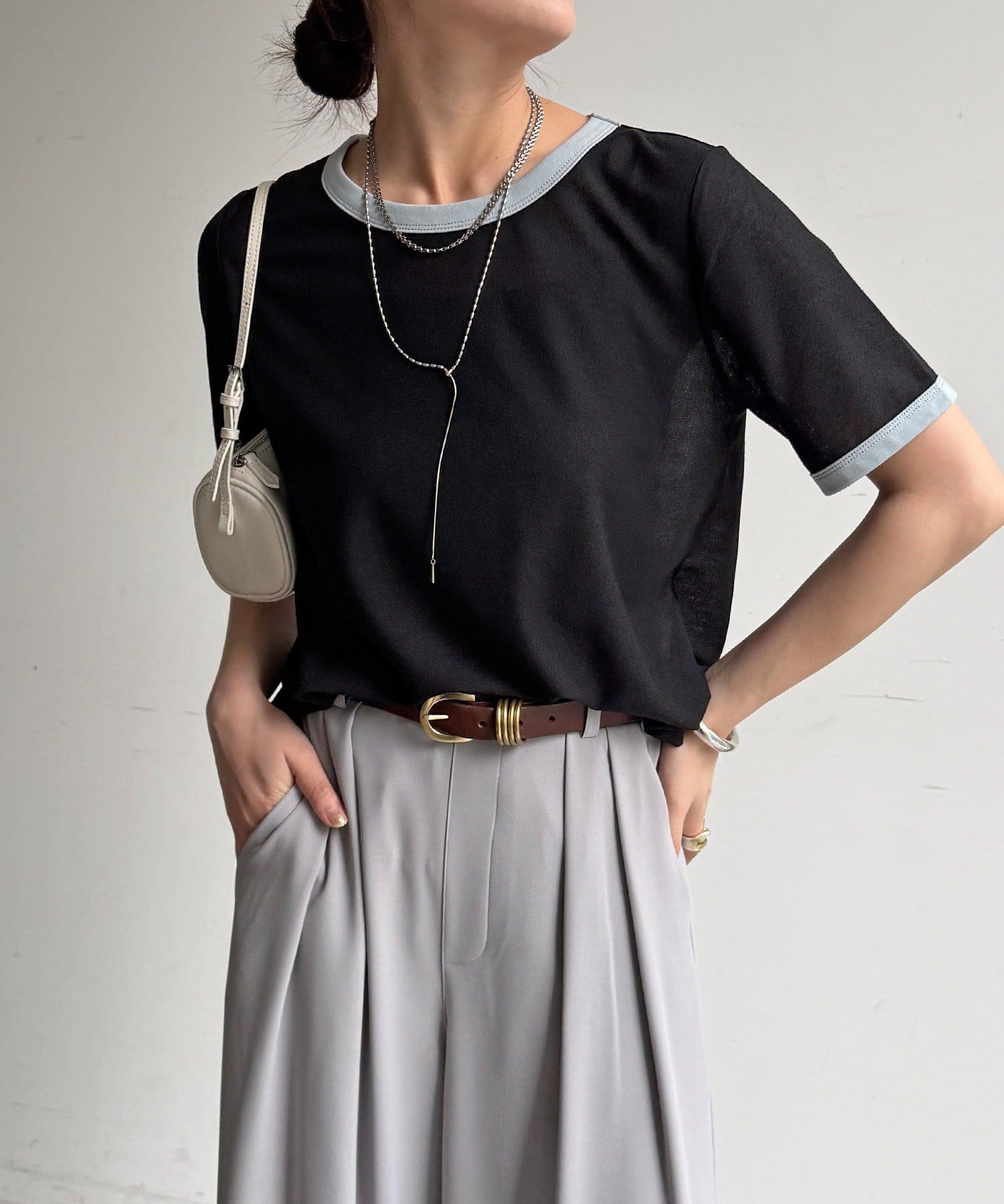 DOUDOU(ドゥドゥ) 【WEB限定】リンガーTEE