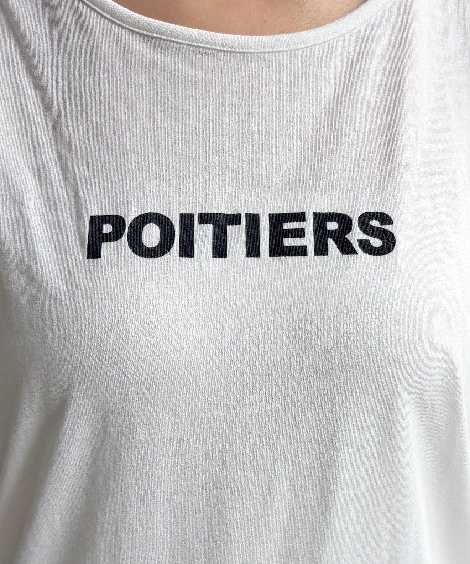 DOUDOU(ドゥドゥ) 【WEB限定】ロゴタンクセット布帛切替ニットプルオーバー