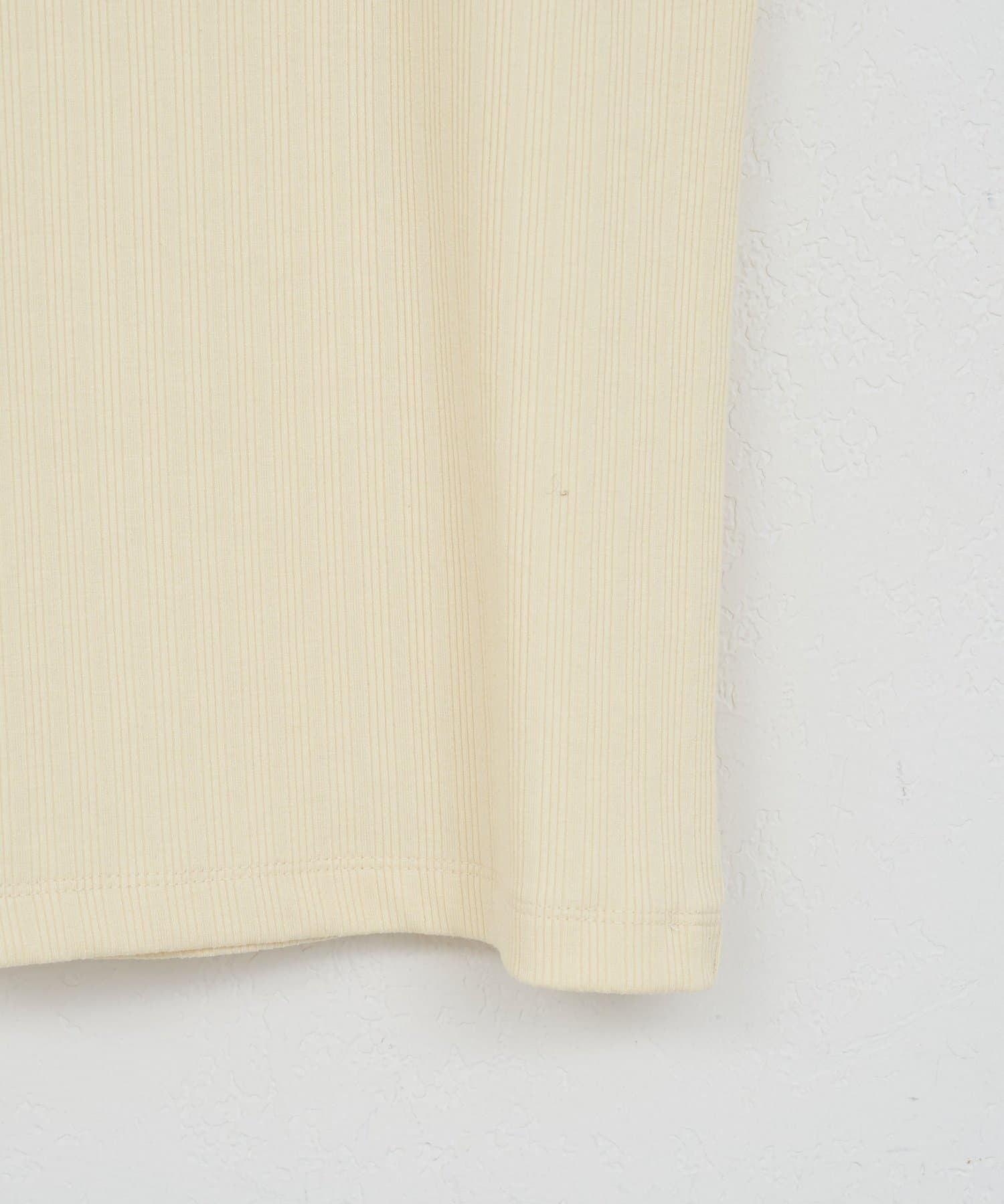 DISCOAT(ディスコート) 【WEB限定】配色リブタンクトップ