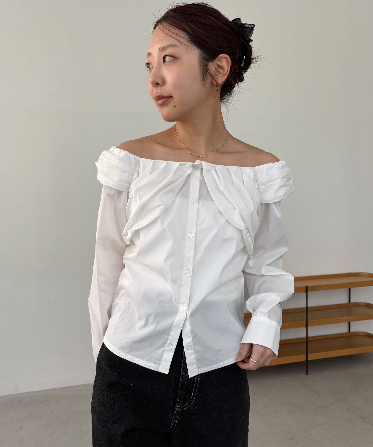 CAPRICIEUX LE'MAGE(カプリシュレマージュ) オフショルパフブラウス