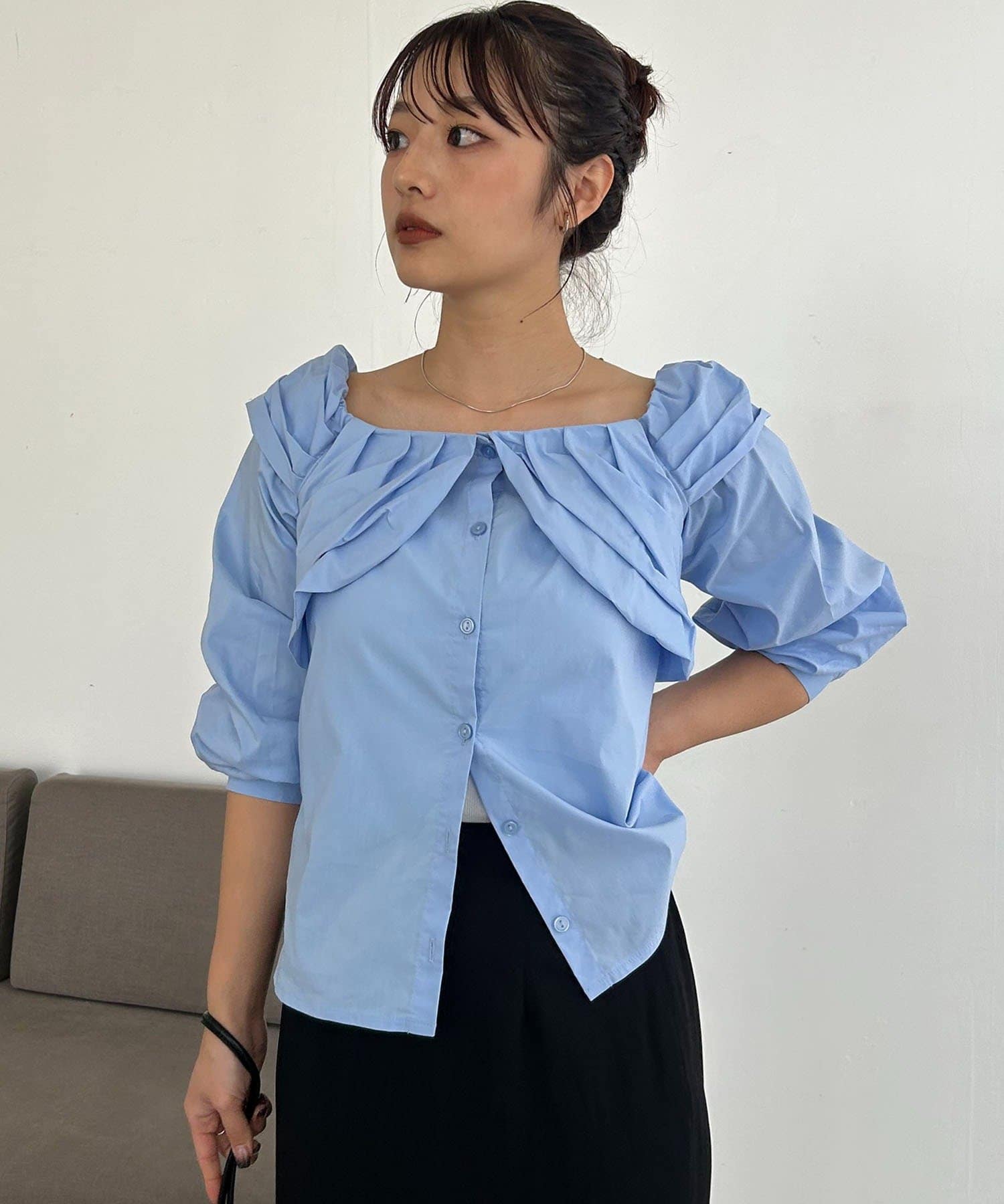 CAPRICIEUX LE'MAGE(カプリシュレマージュ) オフショルパフブラウス