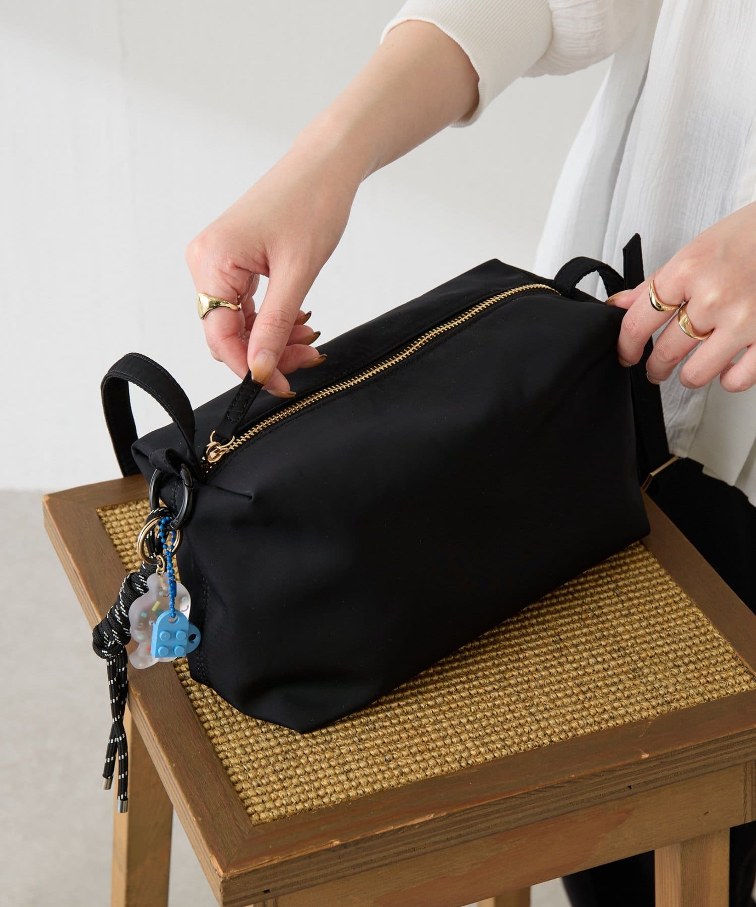 COLLAGE GALLARDAGALANTE(コラージュ ガリャルダガランテ) 【4月2日0:00販売開始】《Matsushita企画》【軽量180g/強撥水】強撥水ボックスショルダーバッグ