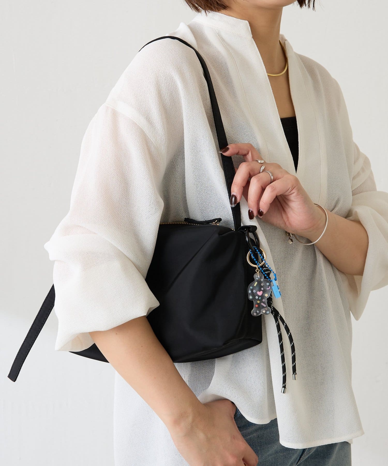 COLLAGE GALLARDAGALANTE(コラージュ ガリャルダガランテ) 【4月2日0:00販売開始】《Matsushita企画》【軽量180g/強撥水】強撥水ボックスショルダーバッグ