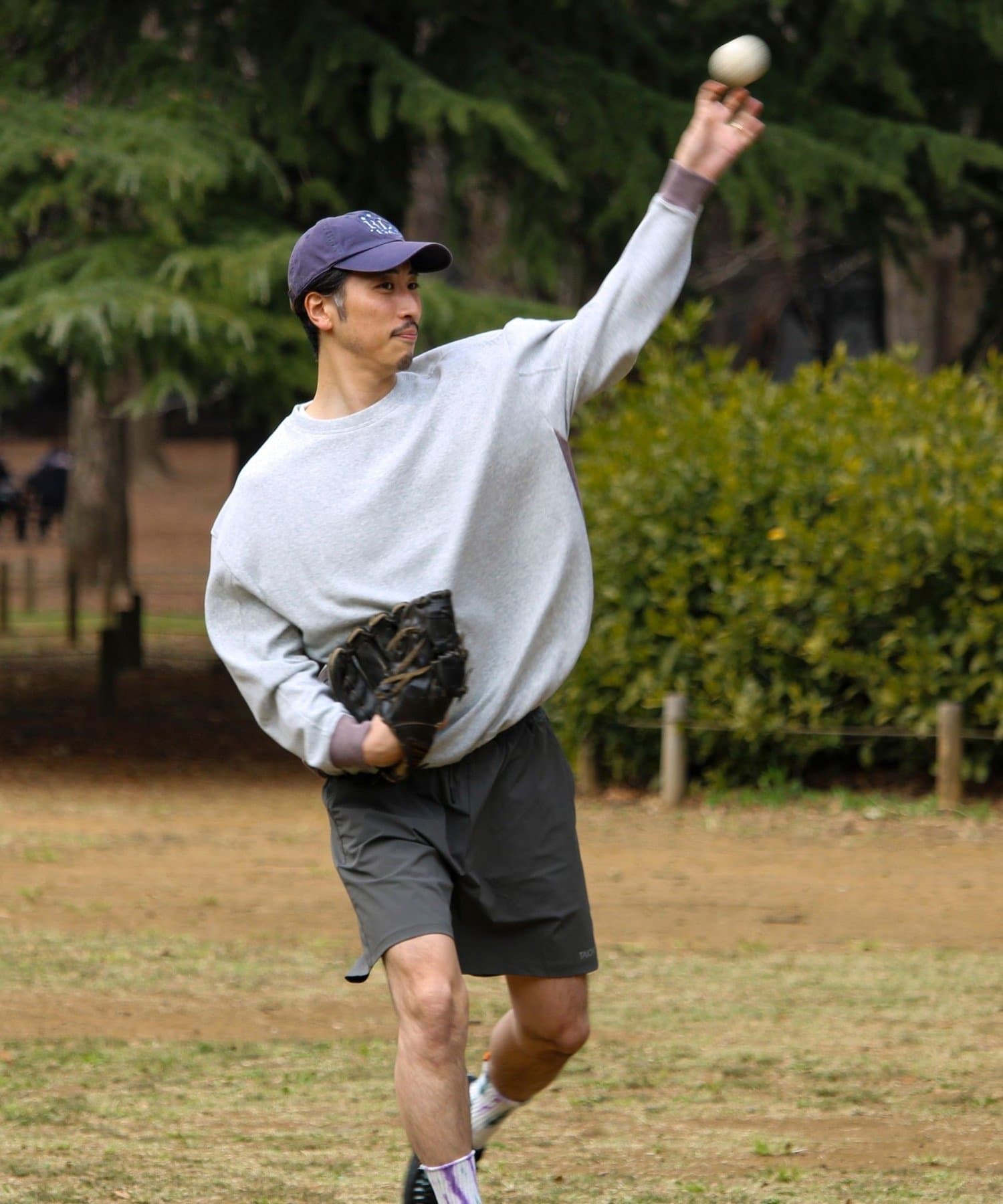 FREDY & GLOSTER(フレディ アンド グロスター) 【一枚でサマになる】ブークレ配色ラインプルオーバー