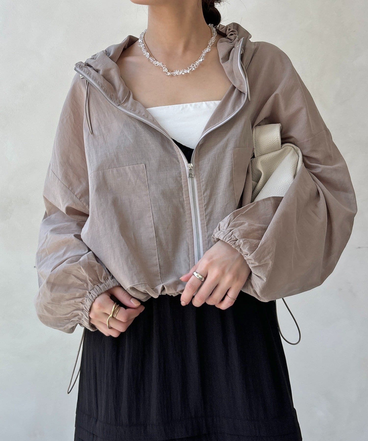 DOUDOU(ドゥドゥ) 綿ローンドロストブルゾン