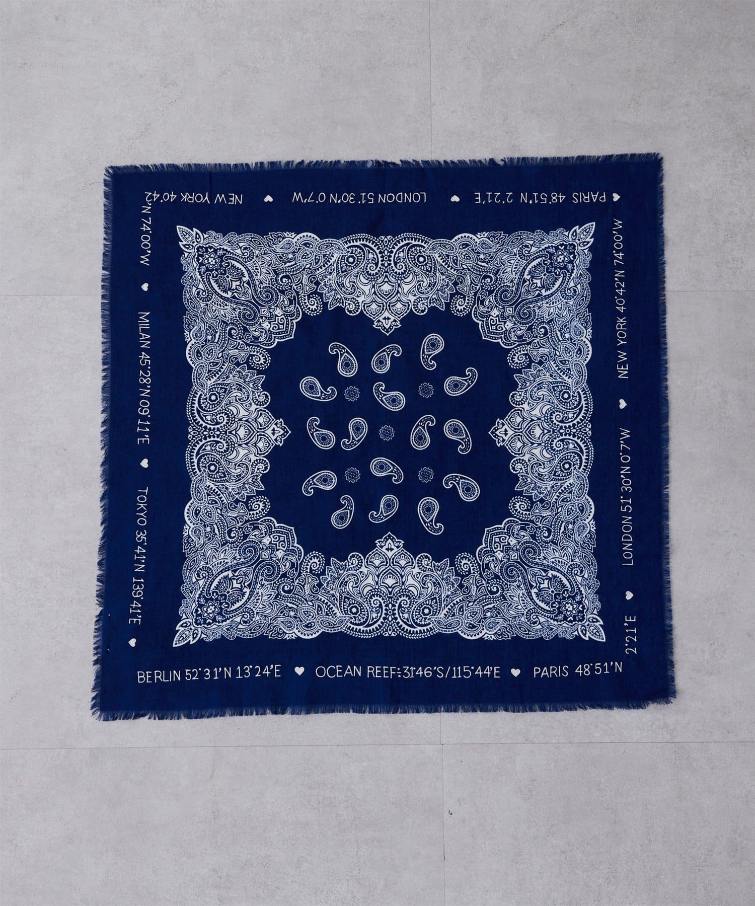 Whim Gazette(ウィム ガゼット) 【CITRUS】別注バンダナ