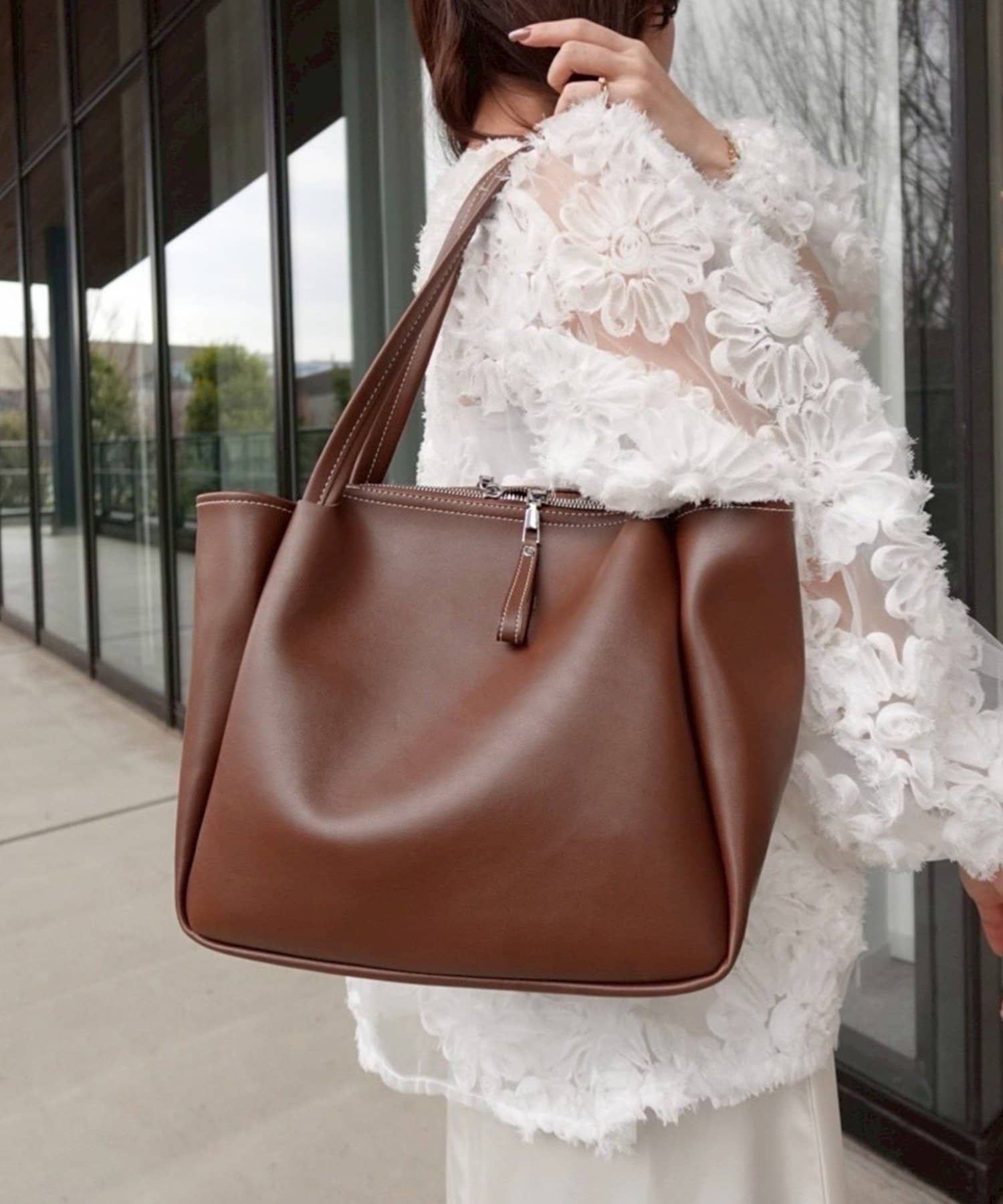 Remind me and forever(リマインドミーアンドフォーエバー) 【@toitopoooo_____コラボ】合皮大人トート