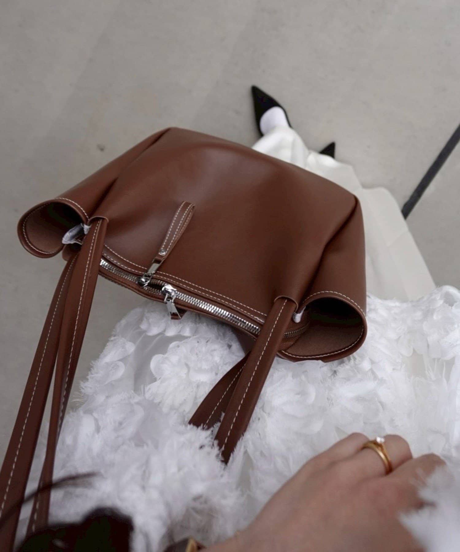 Remind me and forever(リマインドミーアンドフォーエバー) 【@toitopoooo_____コラボ】合皮大人トート