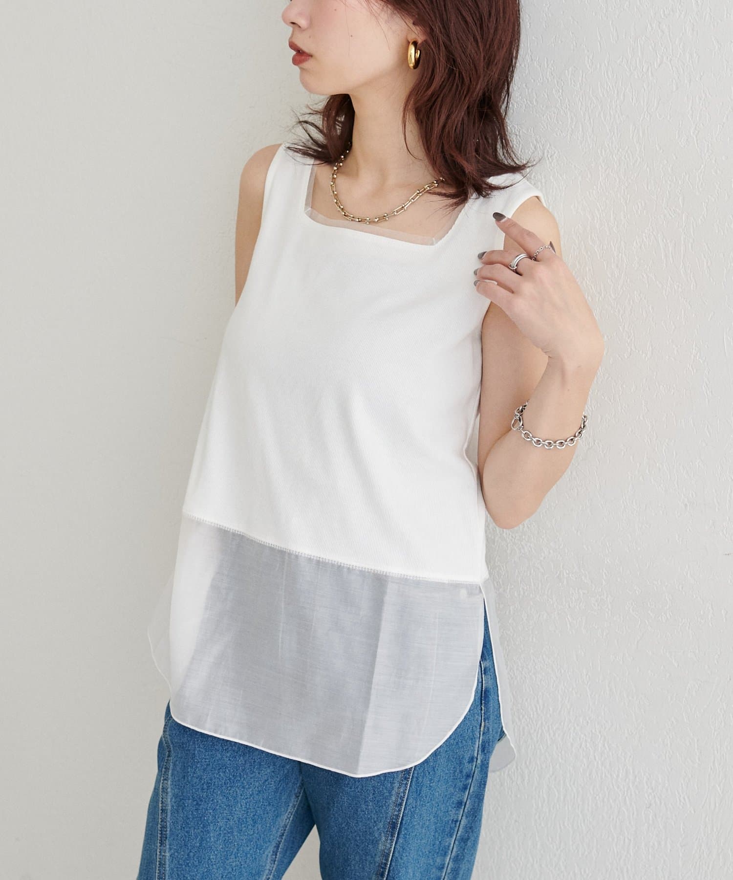 LARUTA(ラルータ) シアードッキングスクエアノースリ