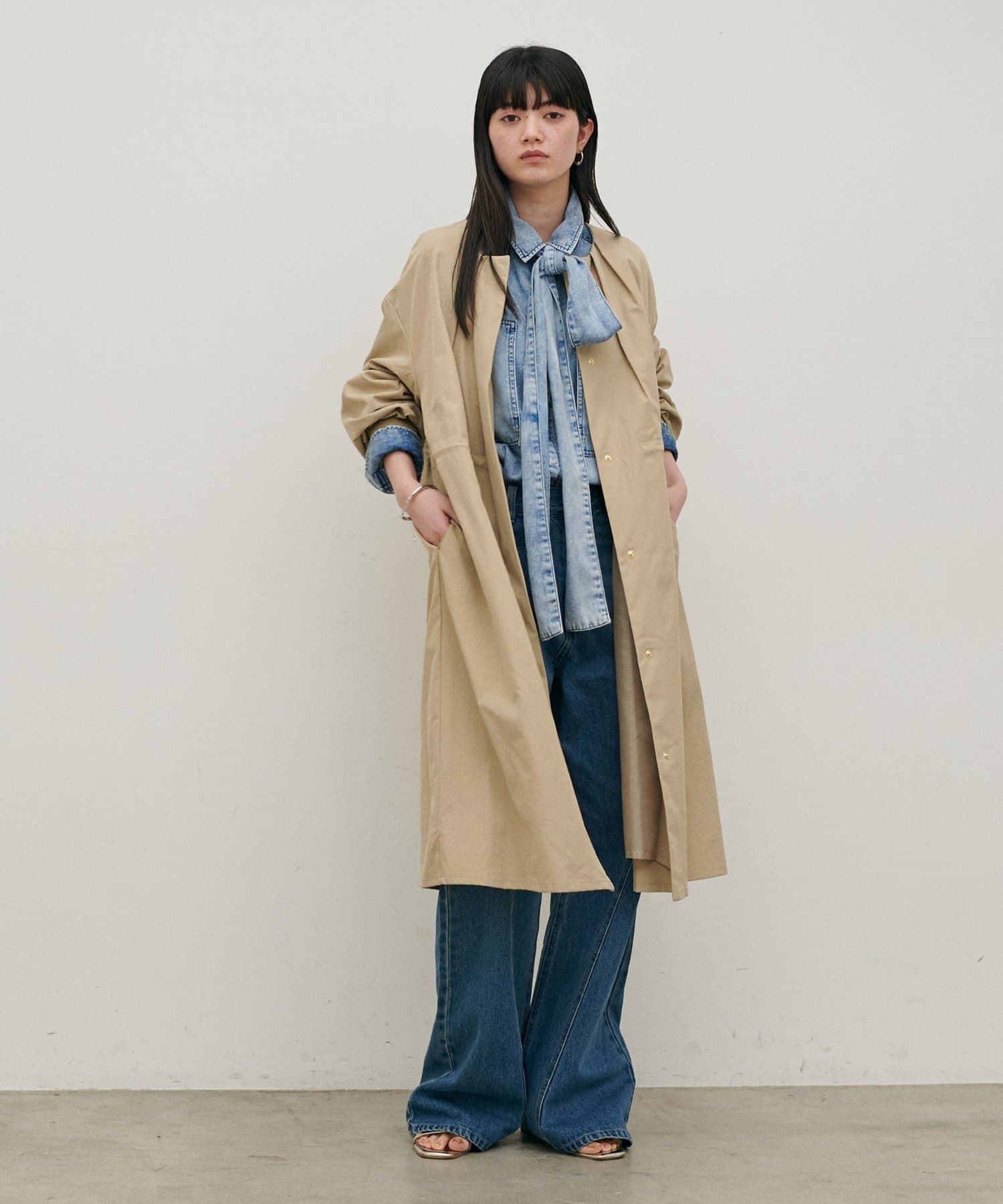 LARUTA(ラルータ) フェルムツイルノーカラーコート