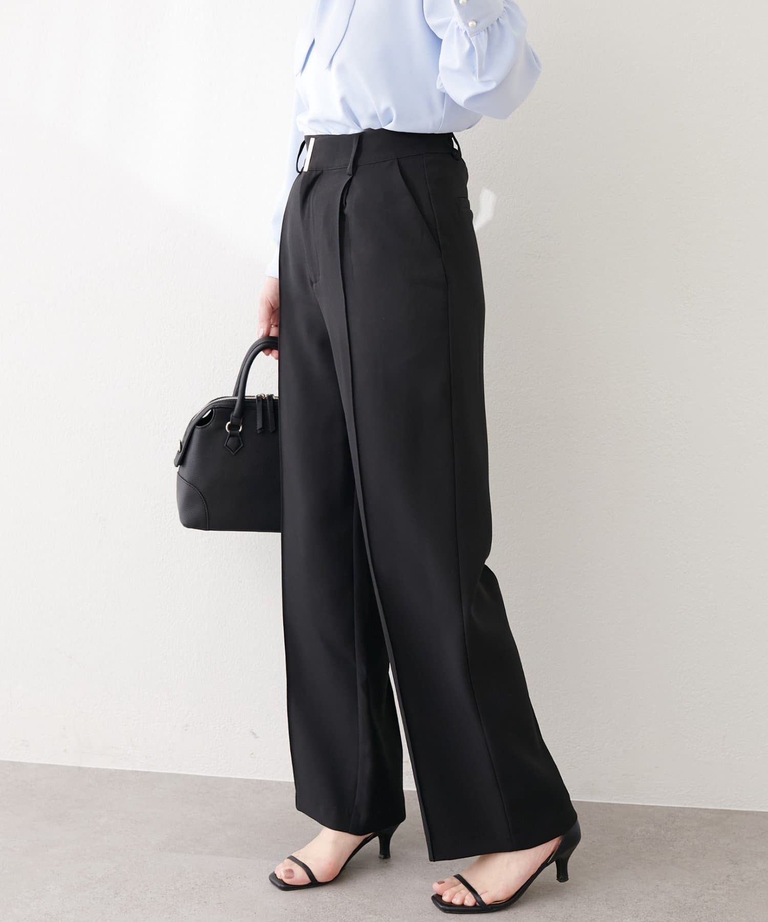 natural couture(ナチュラルクチュール) 〈osono〉ワイドパンツ