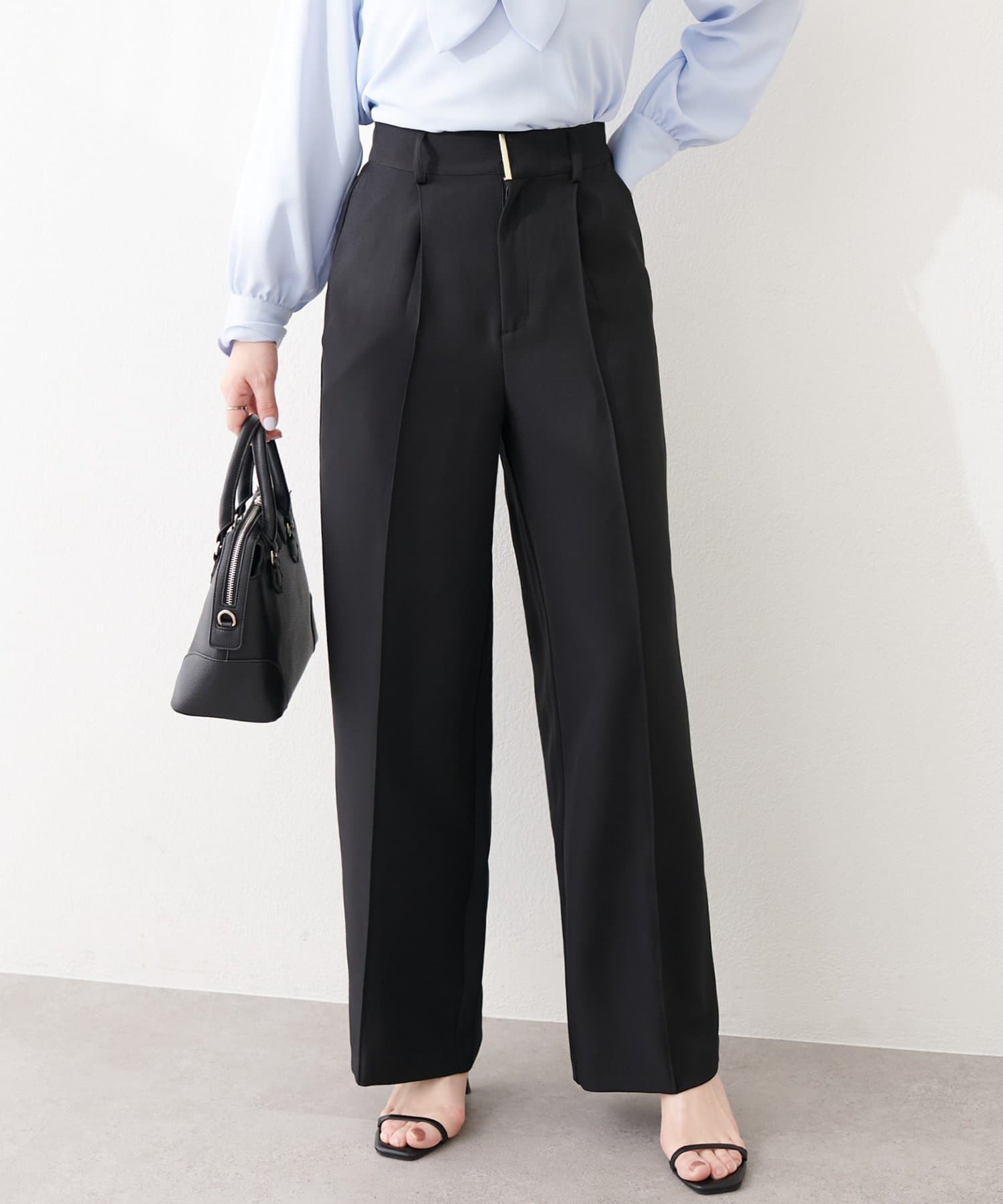 natural couture(ナチュラルクチュール) 〈osono〉ワイドパンツ