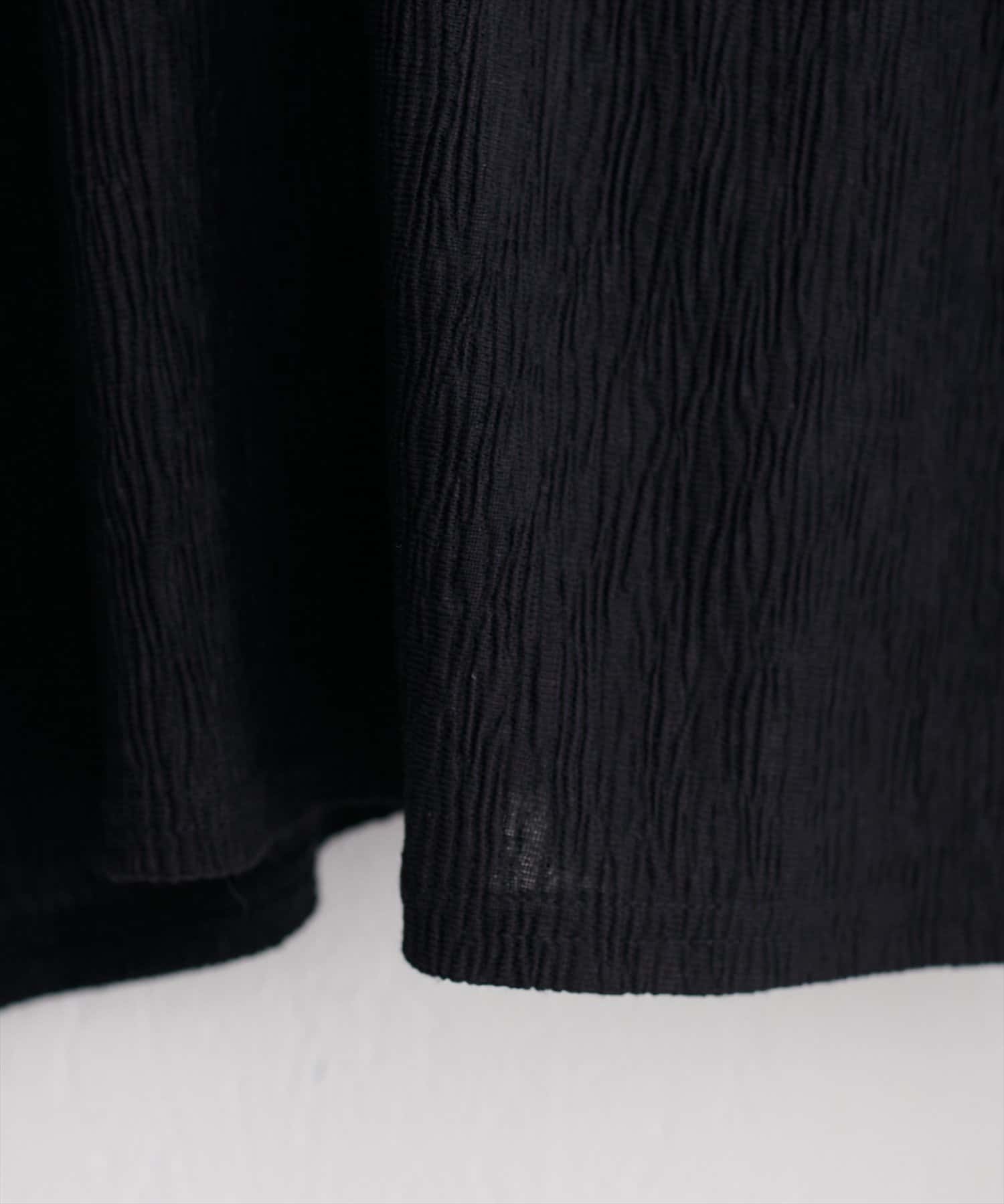 natural couture(ナチュラルクチュール) ランダムクレープカットソー２WAYカーデ