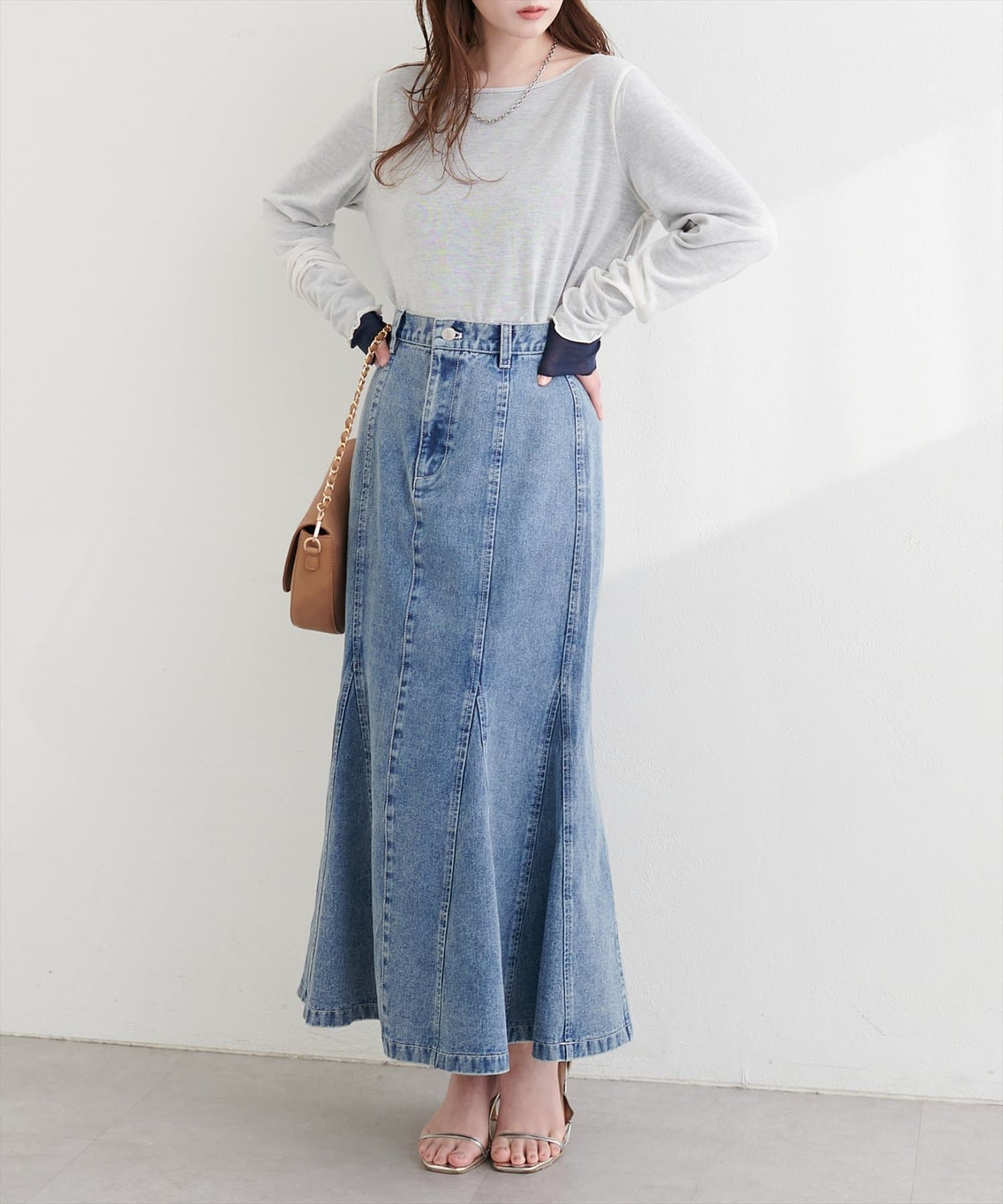 natural couture(ナチュラルクチュール) リバーシブルシアーカットTOPS