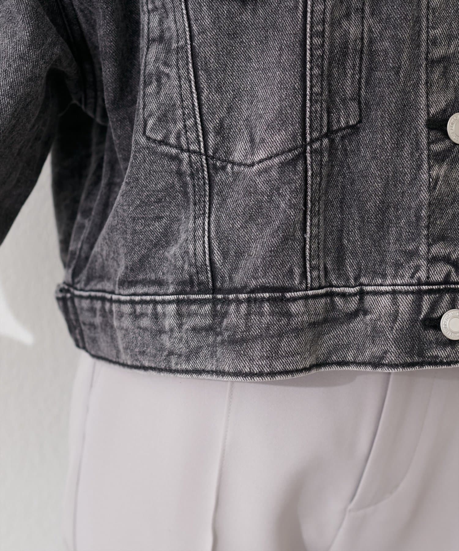 natural couture(ナチュラルクチュール) ショートデニムジャケット