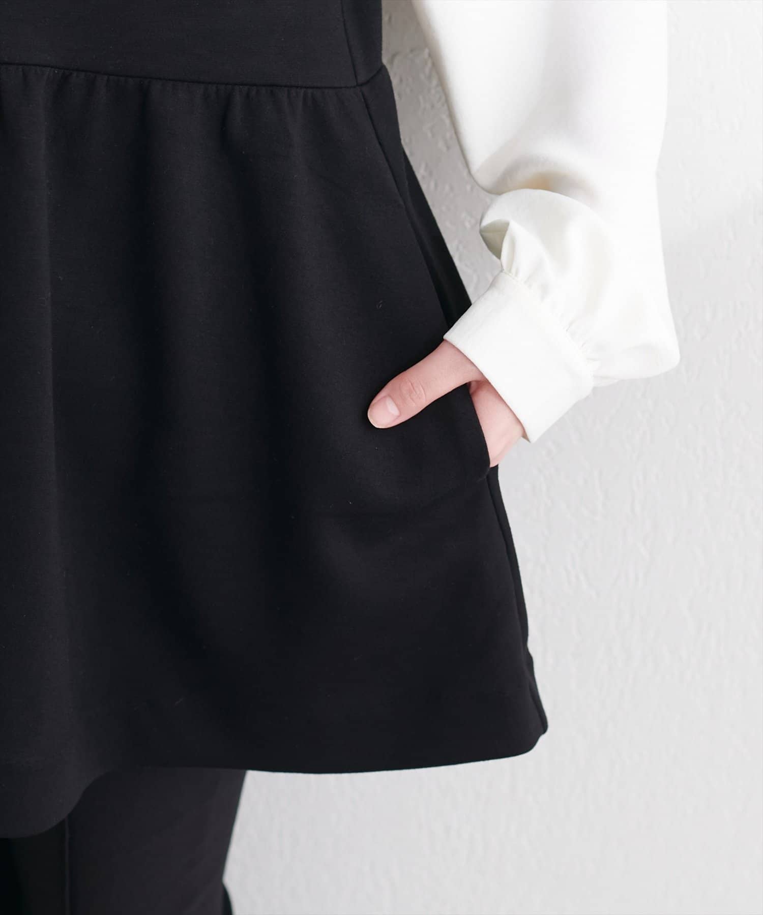 natural couture(ナチュラルクチュール) ダンボールペプラムベスト