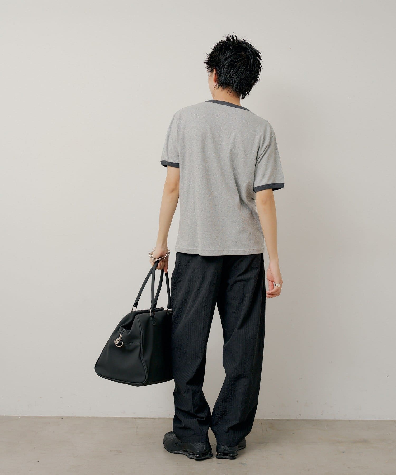 Kastane(カスタネ) 【WHIMSIC/2サイズ展開】オーバーダイ プリントTシャツ