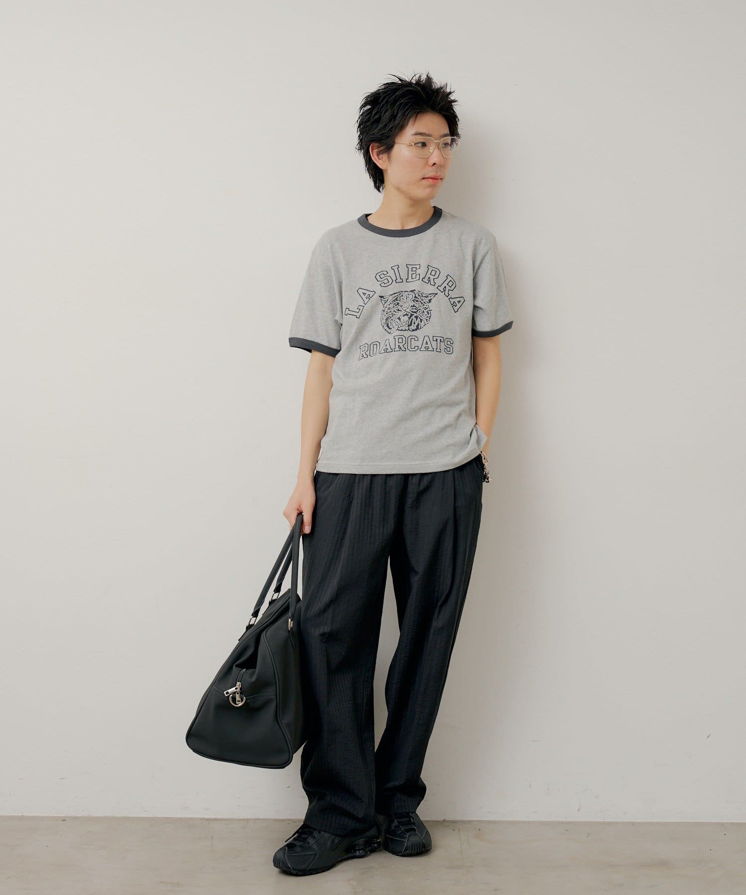 Kastane(カスタネ) 【WHIMSIC/2サイズ展開】オーバーダイ プリントTシャツ