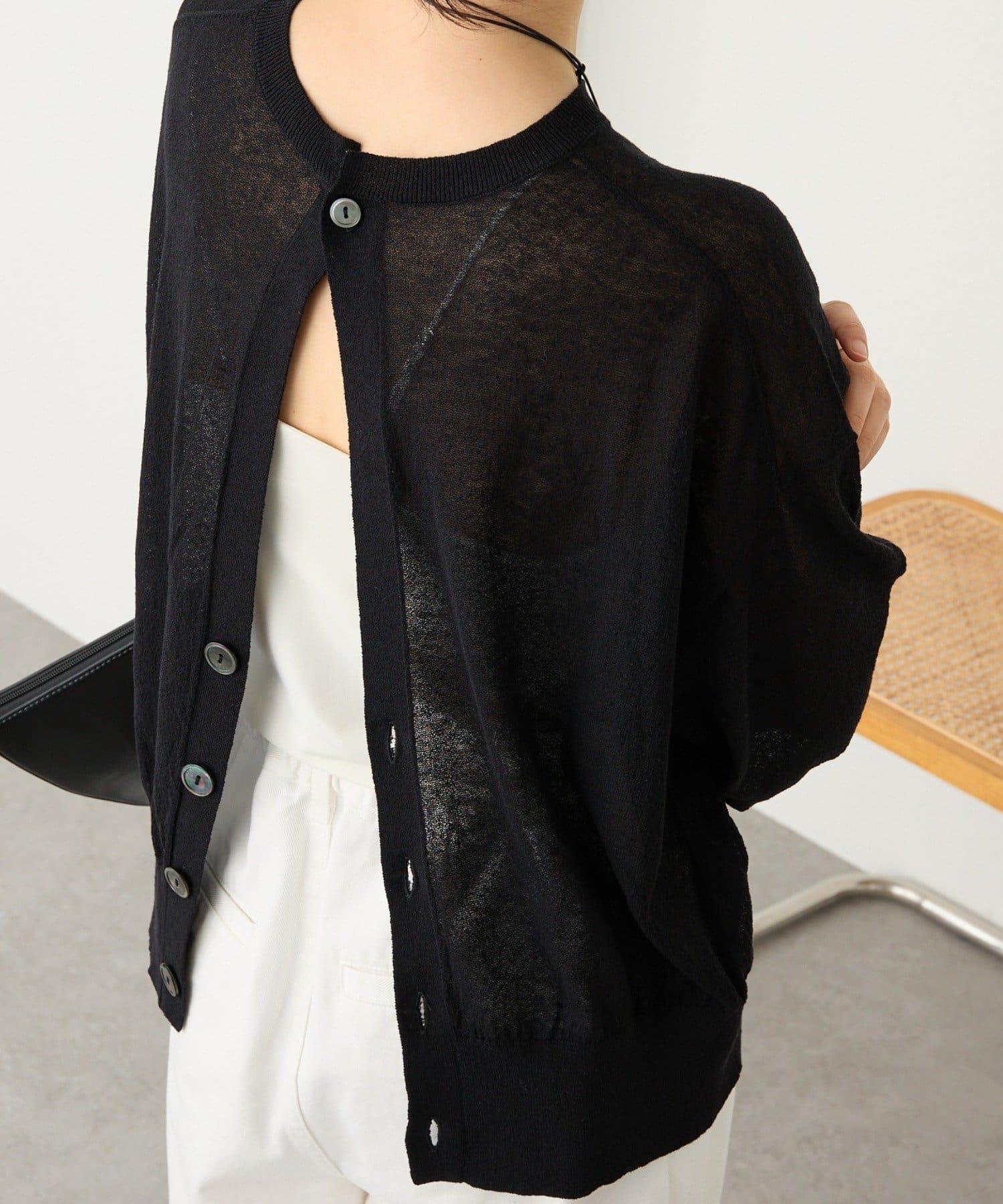 RIVE DROITE(リヴドロワ) 予約【アレンジ自在】2wayオープンバックニット