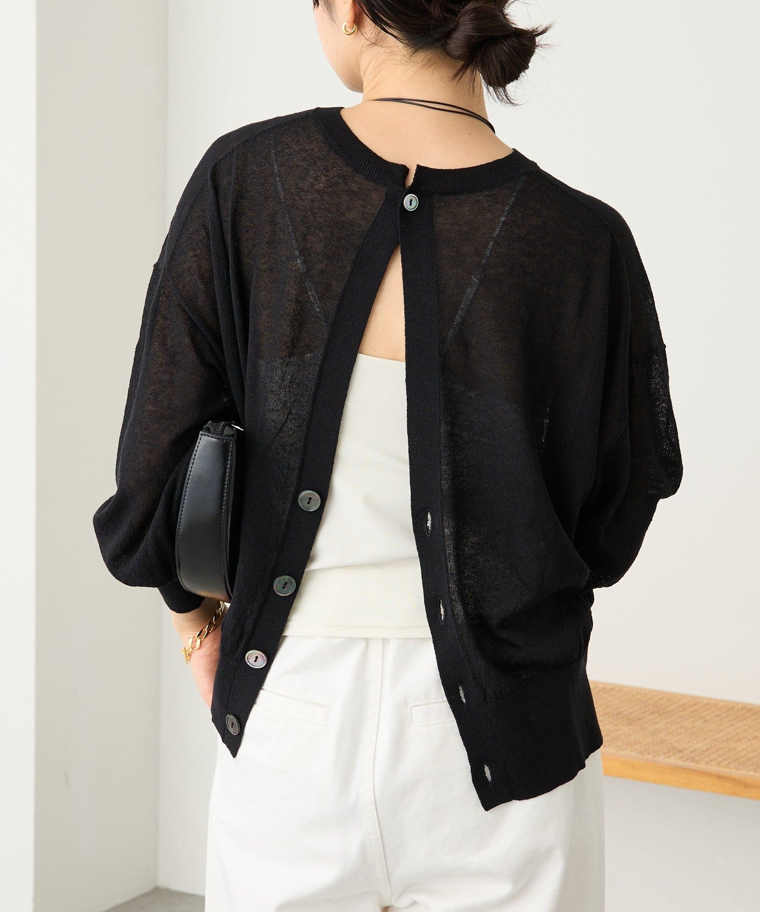 RIVE DROITE(リヴドロワ) 予約【アレンジ自在】2wayオープンバックニット