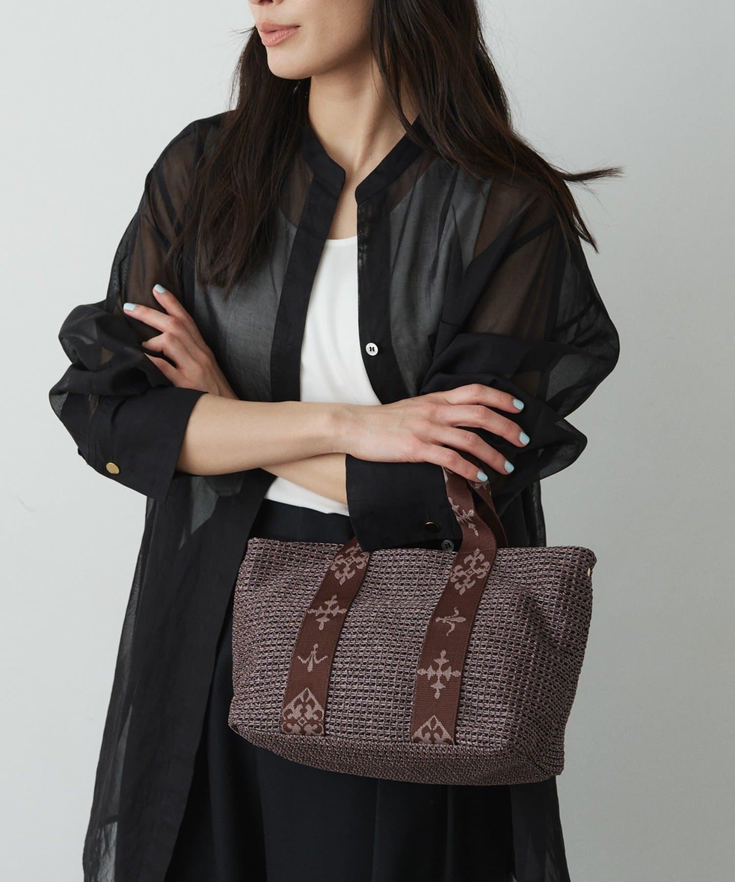 russet(ラシット) ［お気に入り総選挙対象］ナイロンラフィアデイリーミニトートバッグ